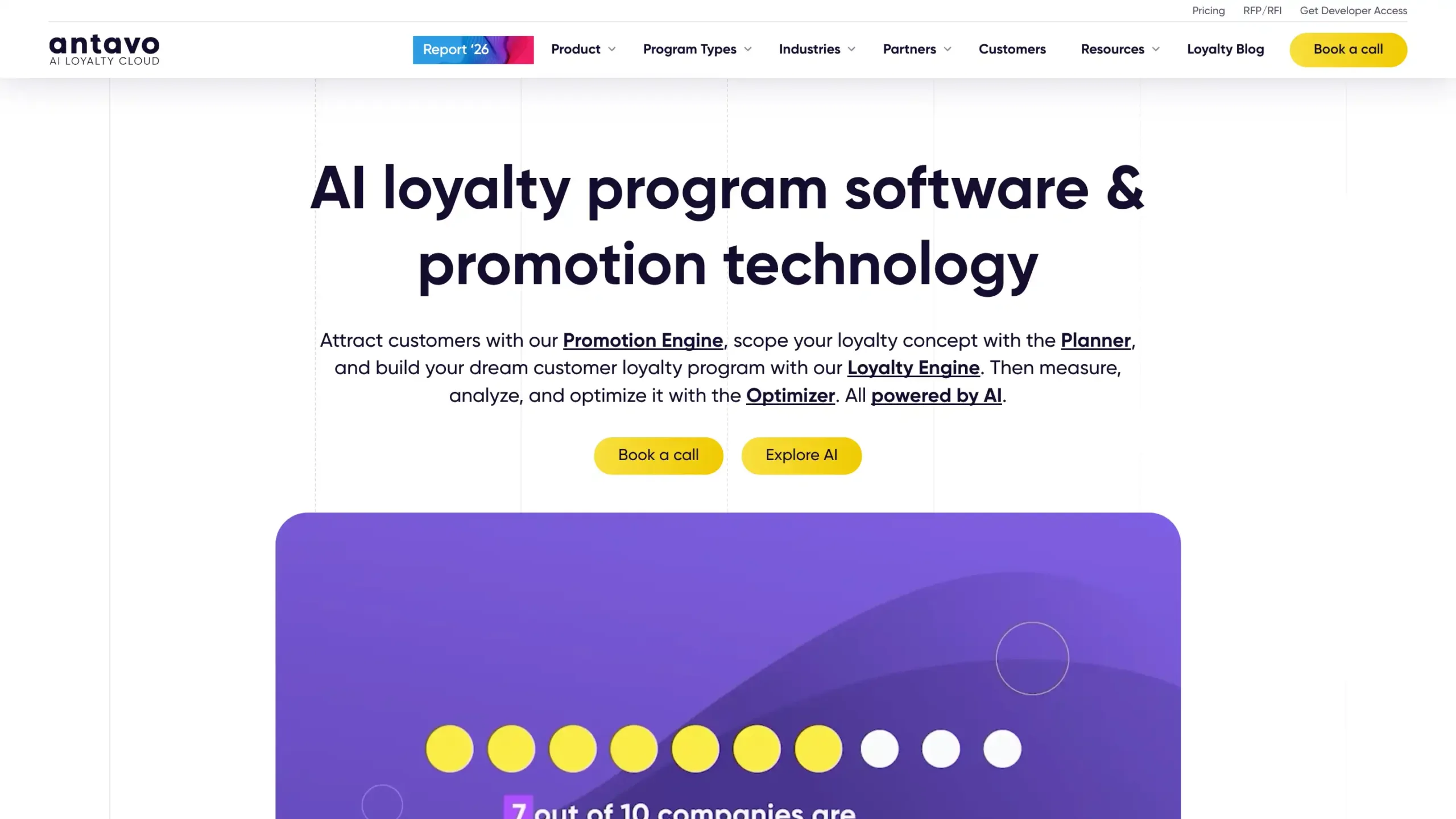 Landing Page Antavo Antavo-aplikasi loyalty program terbaik