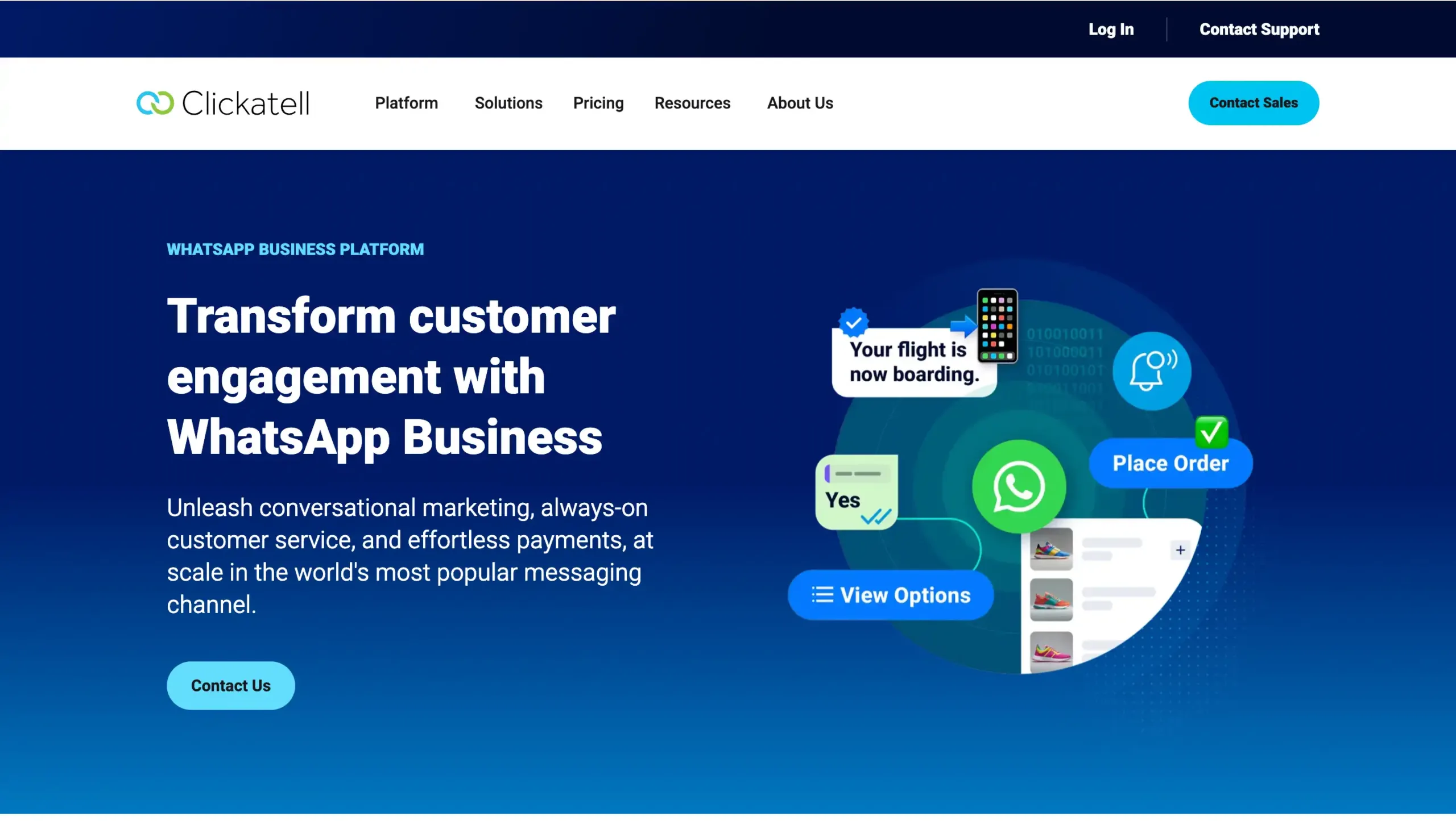 Landing Page Clickatell Clickatell-aplikasi whatsapp loyalty program terbaik
