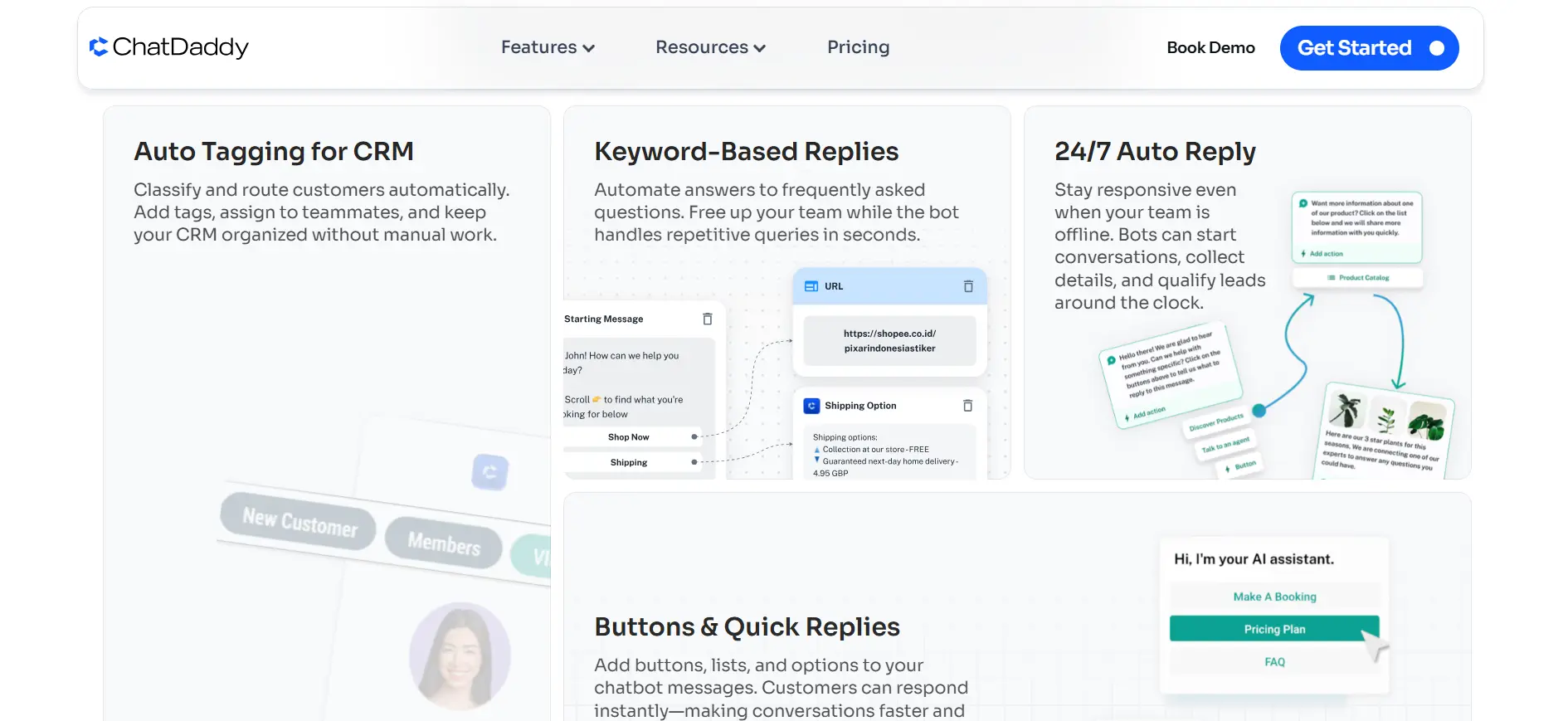 Tampilan Halaman Fitur Aplikasi WhatsApp Blast Software ChatDaddy Halaman Fitur Aplikasi WhatsApp Blast Software ChatDaddy