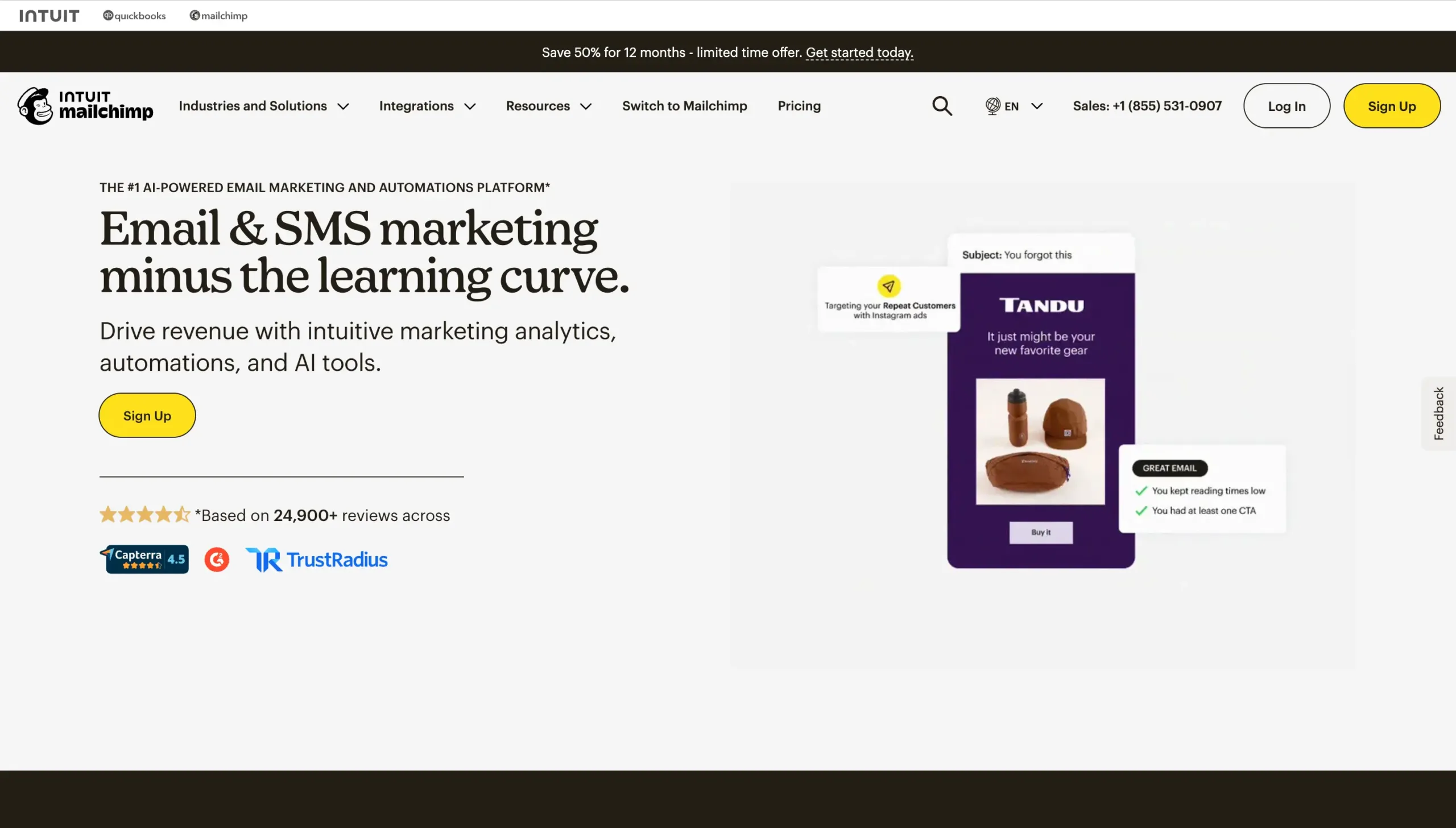 Tampilan Halaman Homepage Aplikasi CRM Gratis Mailchimp Halaman Homepage Aplikasi CRM Gratis Mailchimp