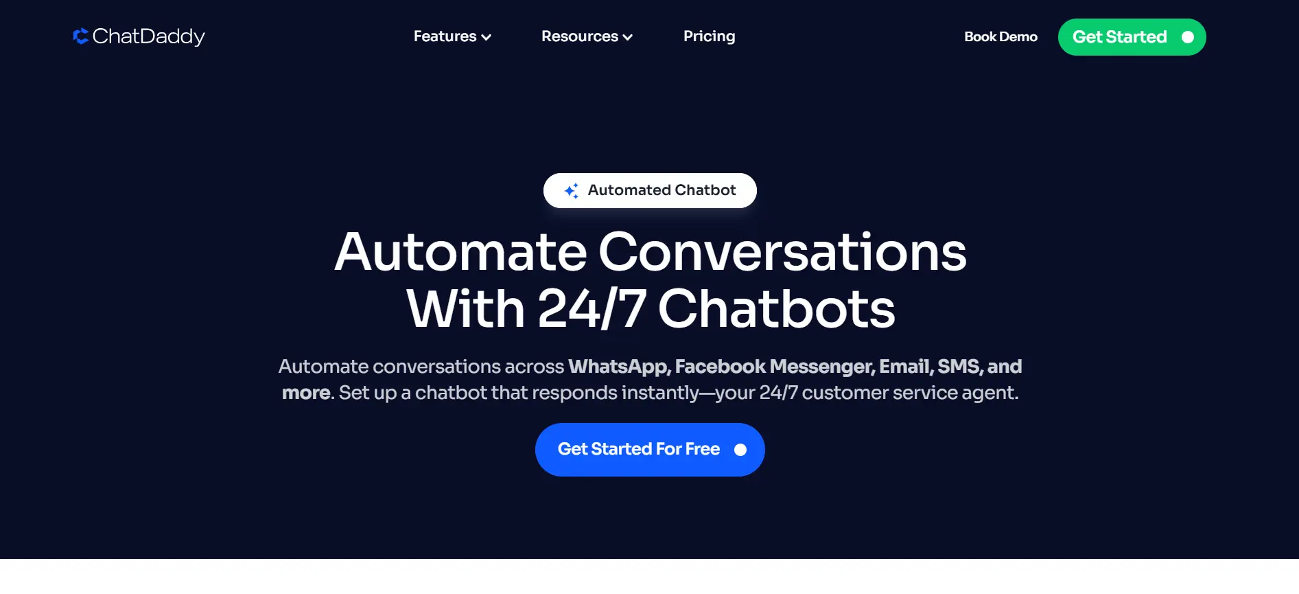 Tampilan Halaman Homepage Aplikasi WhatsApp Blast Software ChatDaddy Halaman Homepage Aplikasi WhatsApp Blast Software ChatDaddy