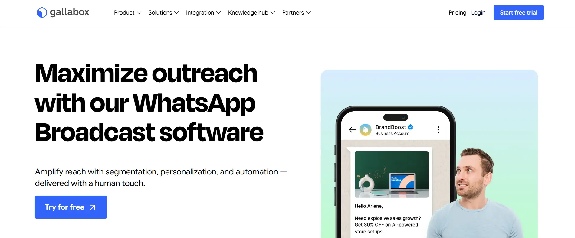 Landing Page Gallabox Gallabox-alternatif wati terbaik