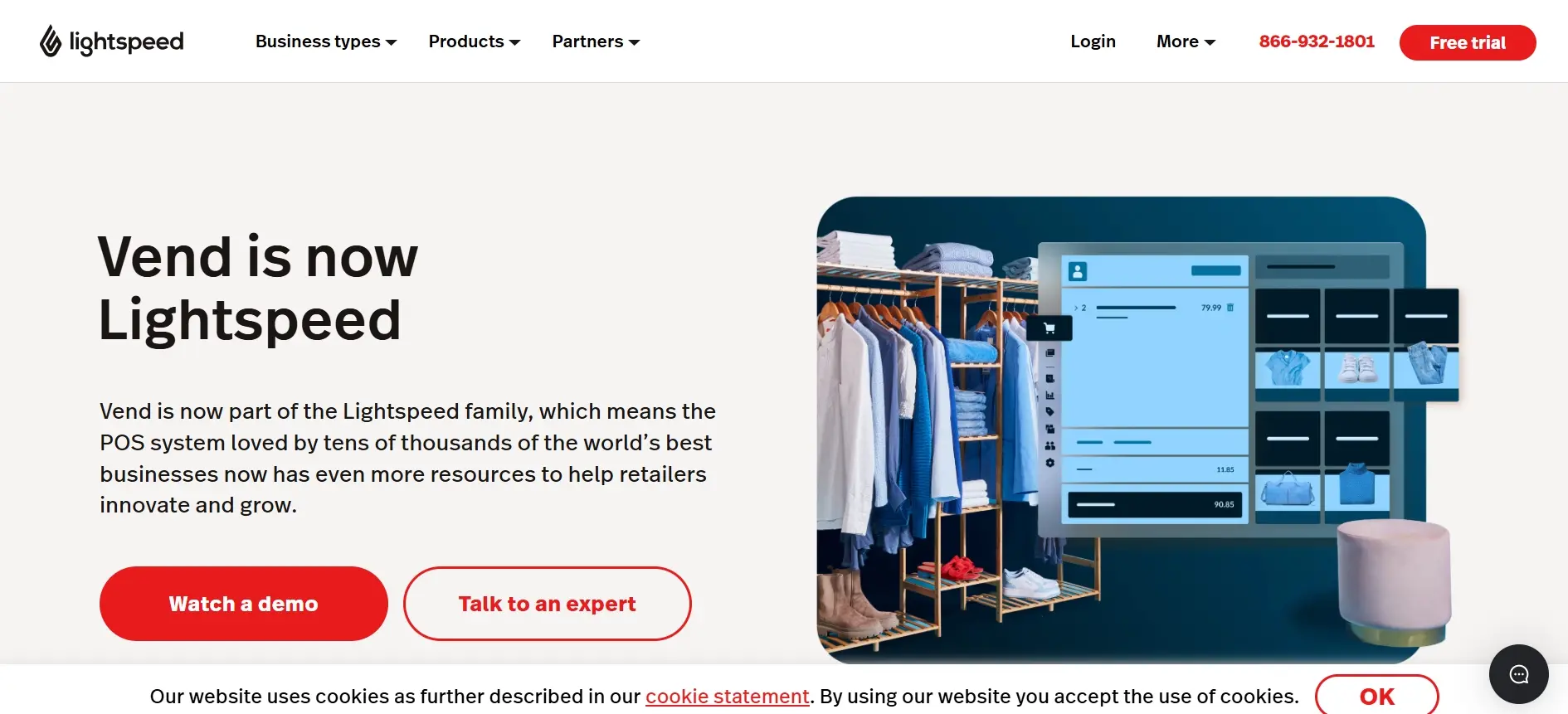 Tampilan Homepage Aplikasi Omnichannel LightSpeed homepage aplikasi omnichannel lightspeed