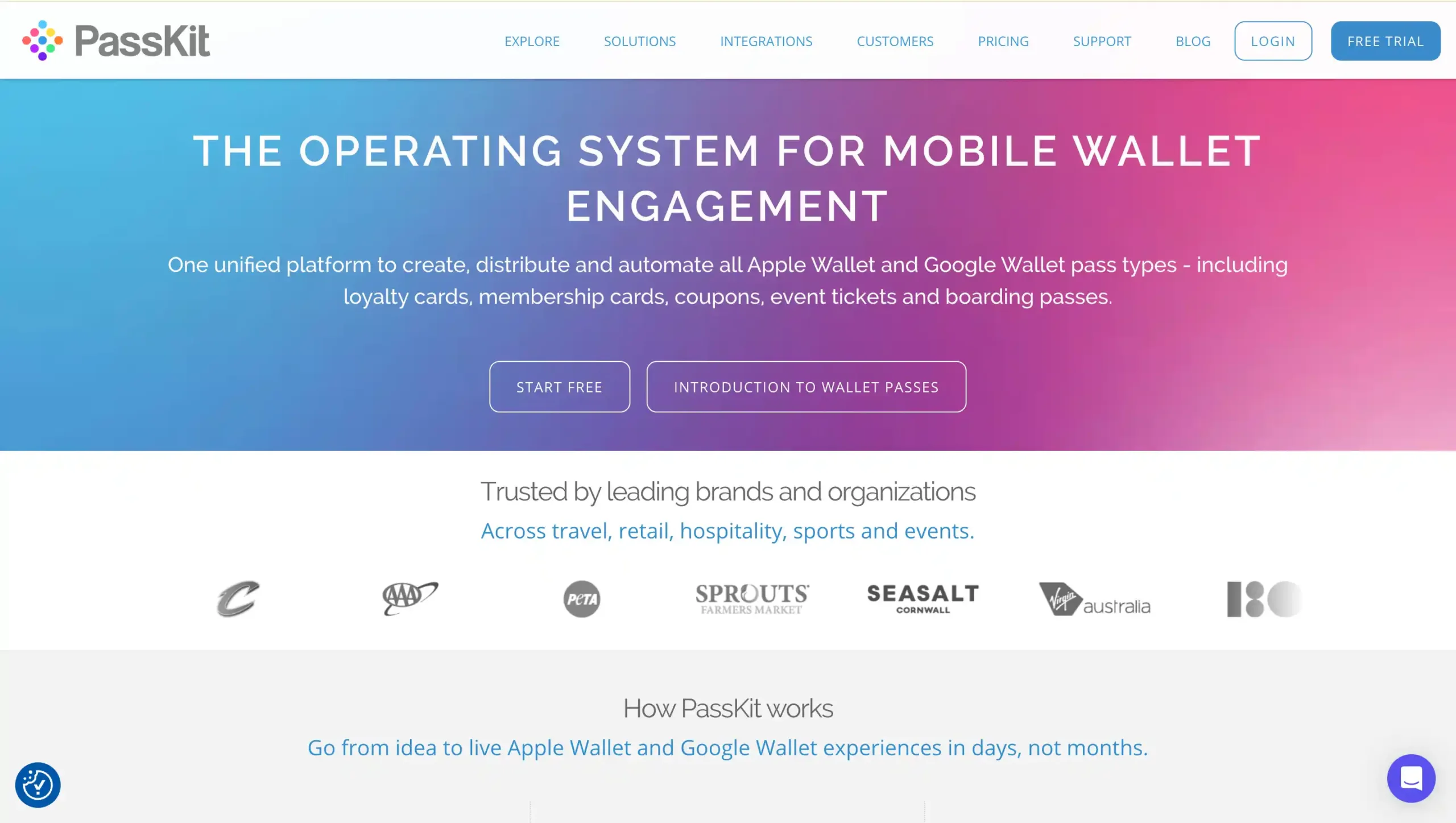 Landing Page PassKit PassKit-loyalty app terbaik