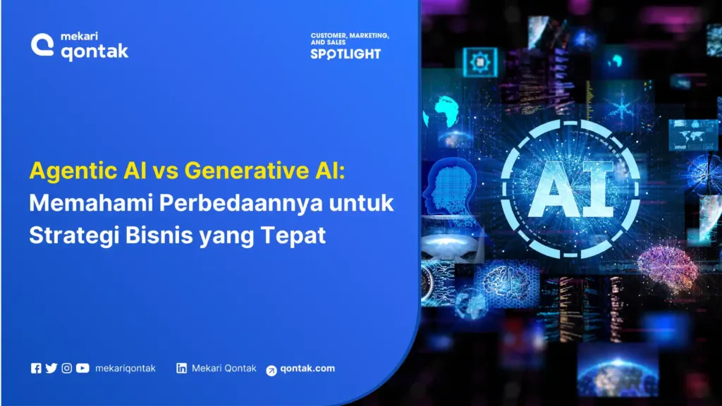 Agentic AI vs Generative AI Memahami Perbedaannya untuk Strategi Bisnis yang Tepat (1) Agentic AI vs Generative AI Memahami Perbedaannya untuk Strategi Bisnis yang Tepat (1)