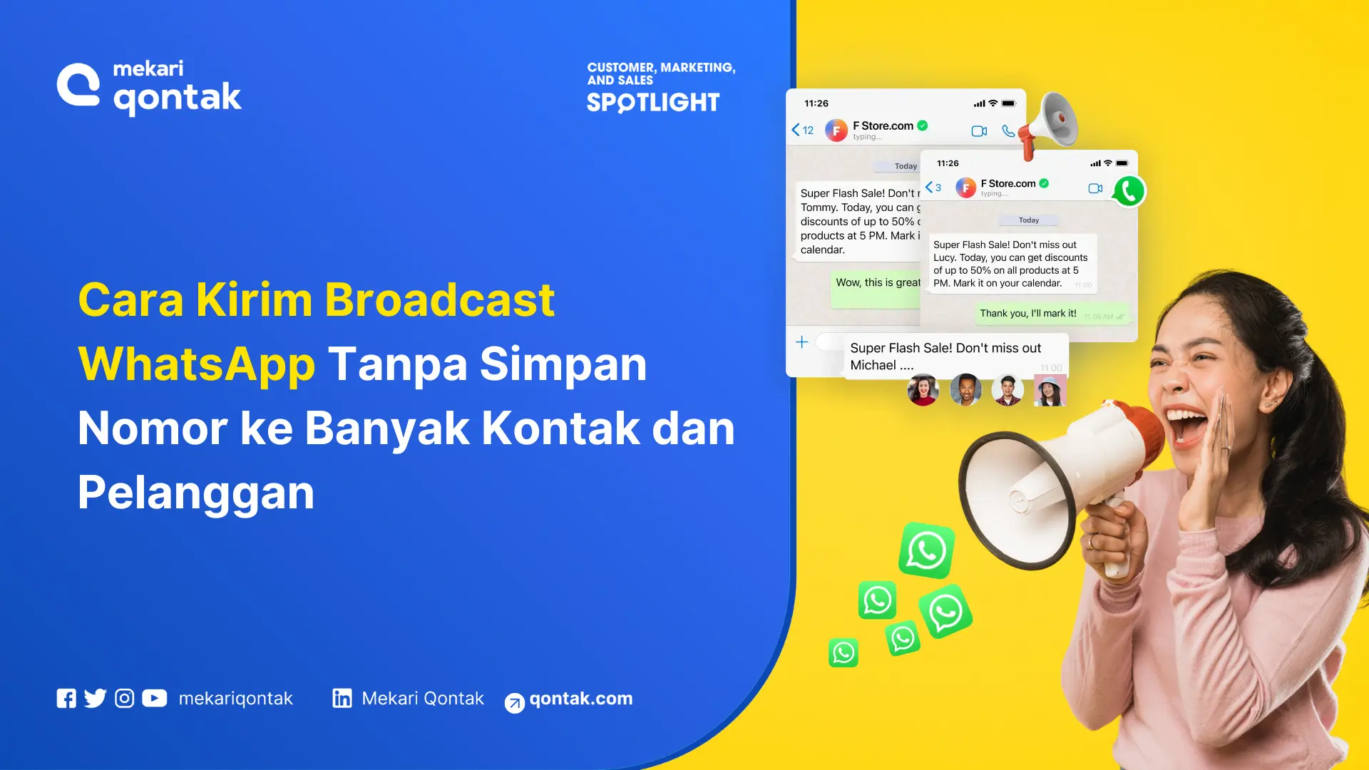 Cara Kirim Broadcast WhatsApp Tanpa Simpan Nomor ke Banyak Kontak dan Pelanggan