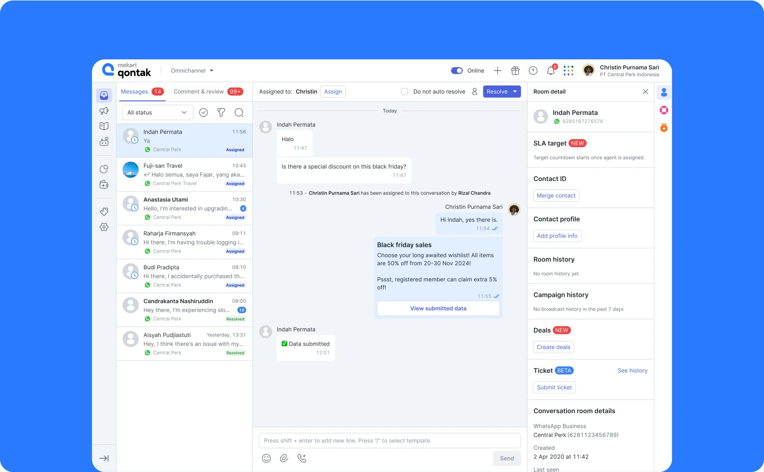 Progres Deal Release Notes Mekari Qontak: Pembaruan Fitur CRM & Omnichannel