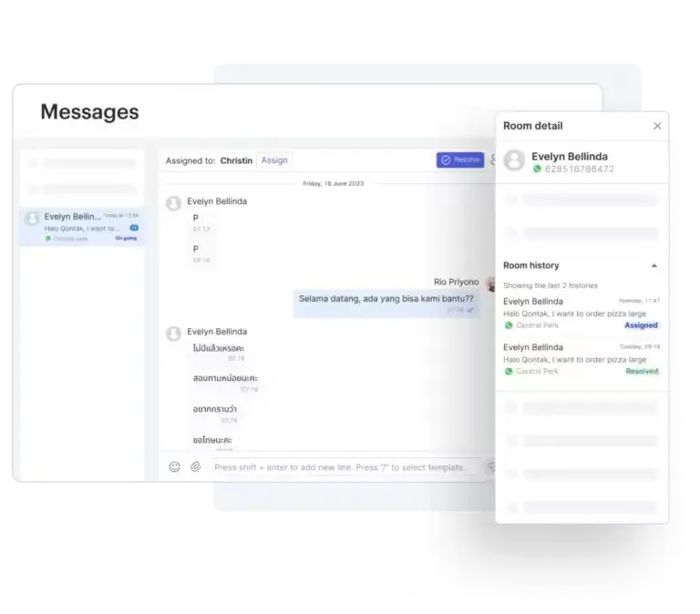 Tampilan Dashboard Chatbot AI Mekari Qontak Mekari Qontak
