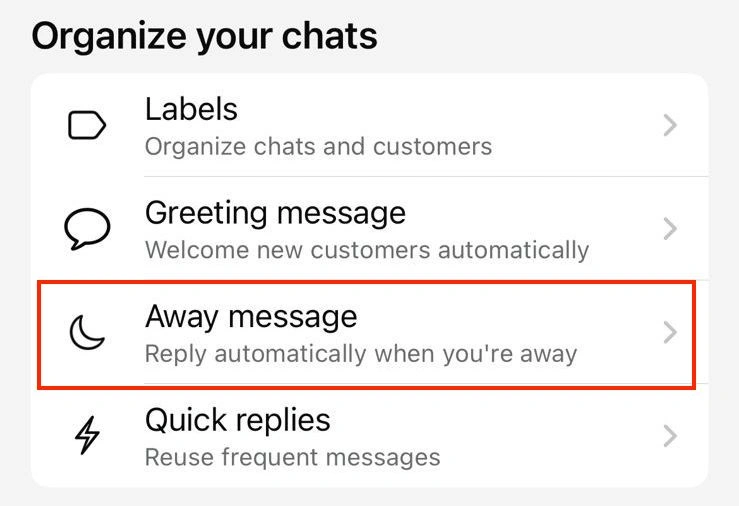 Away message WhatsApp Bisnis away message-auto reply whatsapp bisnis saat ramadan