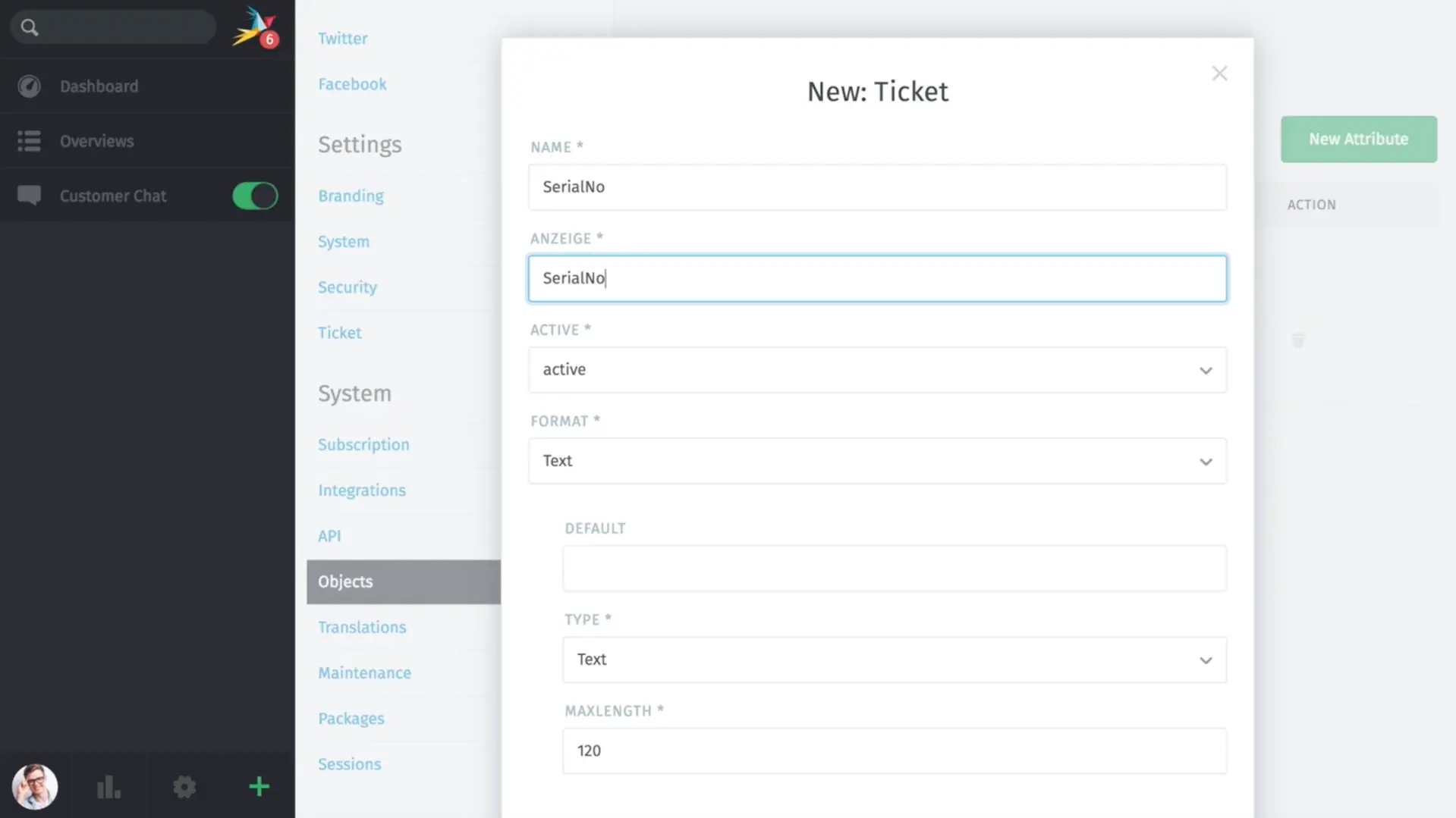 Tampilan Dashboard Pembuatan Tiket Helpdesk Ticketing System Zammad Dashboard Pembuatan Tiket Helpdesk Ticketing System Zammad