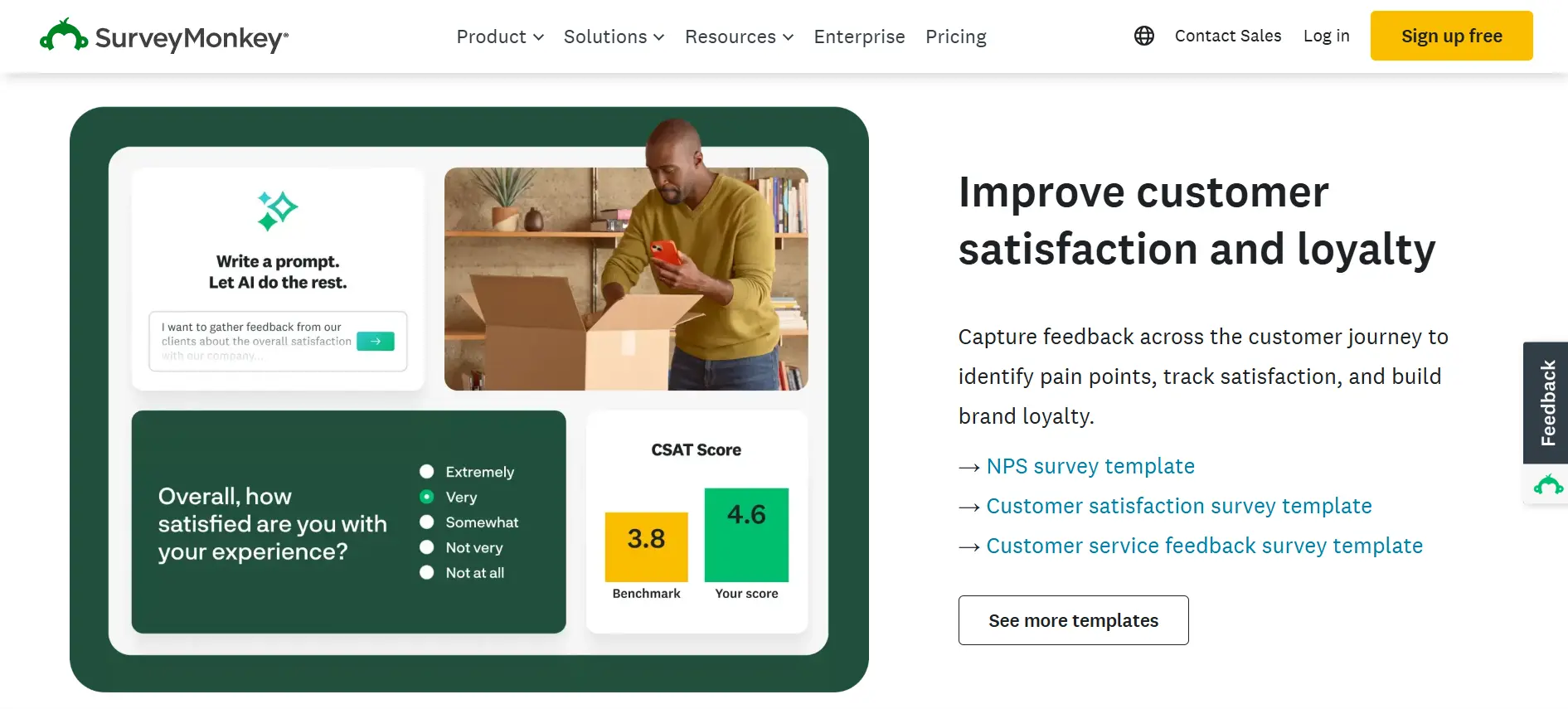 Tampilan Halaman Fitur Software Customer Support Surveymonkey Halaman Fitur Software Customer Support Surveymonkey