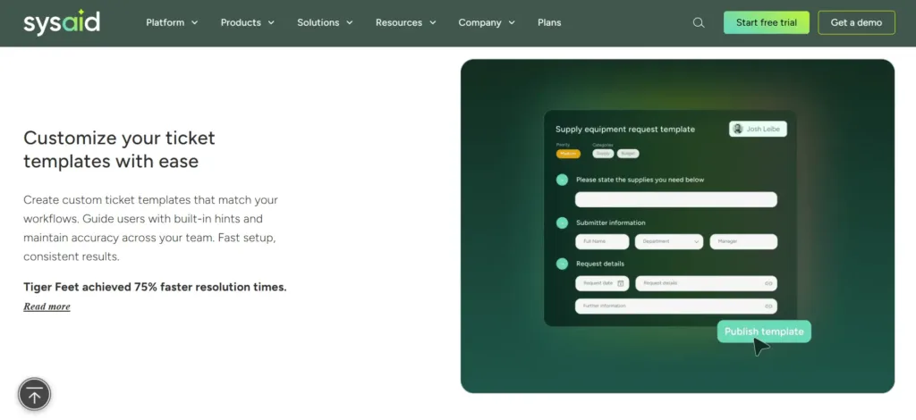 Halaman Fitur Template Fitur Helpdesk Ticketing System Sysaid Fitur Template Fitur Helpdesk Ticketing System Sysaid