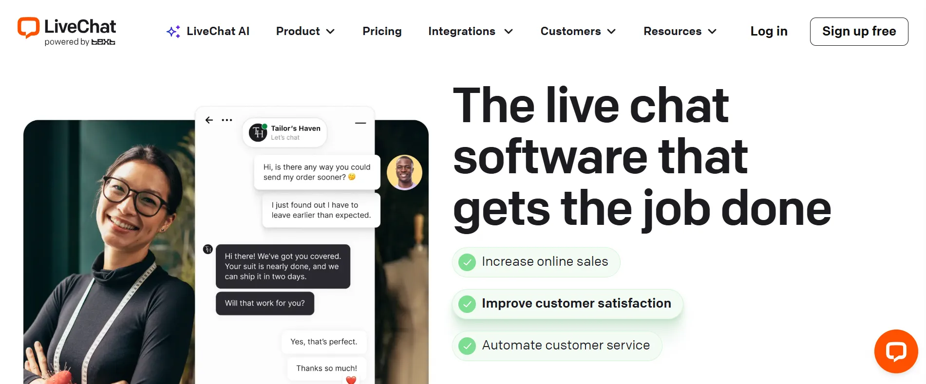 Tampilan Halaman Homepage Aplikasi Customer Service LiveChat Halaman Homepage Aplikasi Customer Service LiveChat