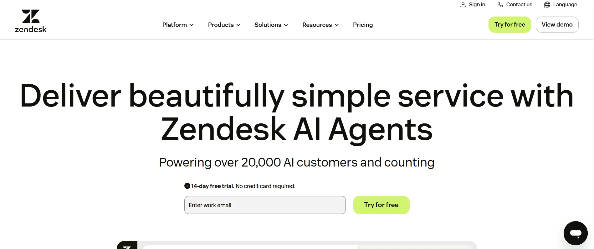 Tampilan Halaman Homepage Aplikasi Customer Service Zendesk Halaman Homepage Aplikasi Customer Service Zendesk