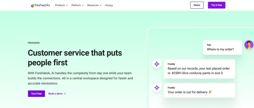 Halaman Homepage Helpdesk Ticketing System Freshdesk Homepage Helpdesk Ticketing System Freshdesk