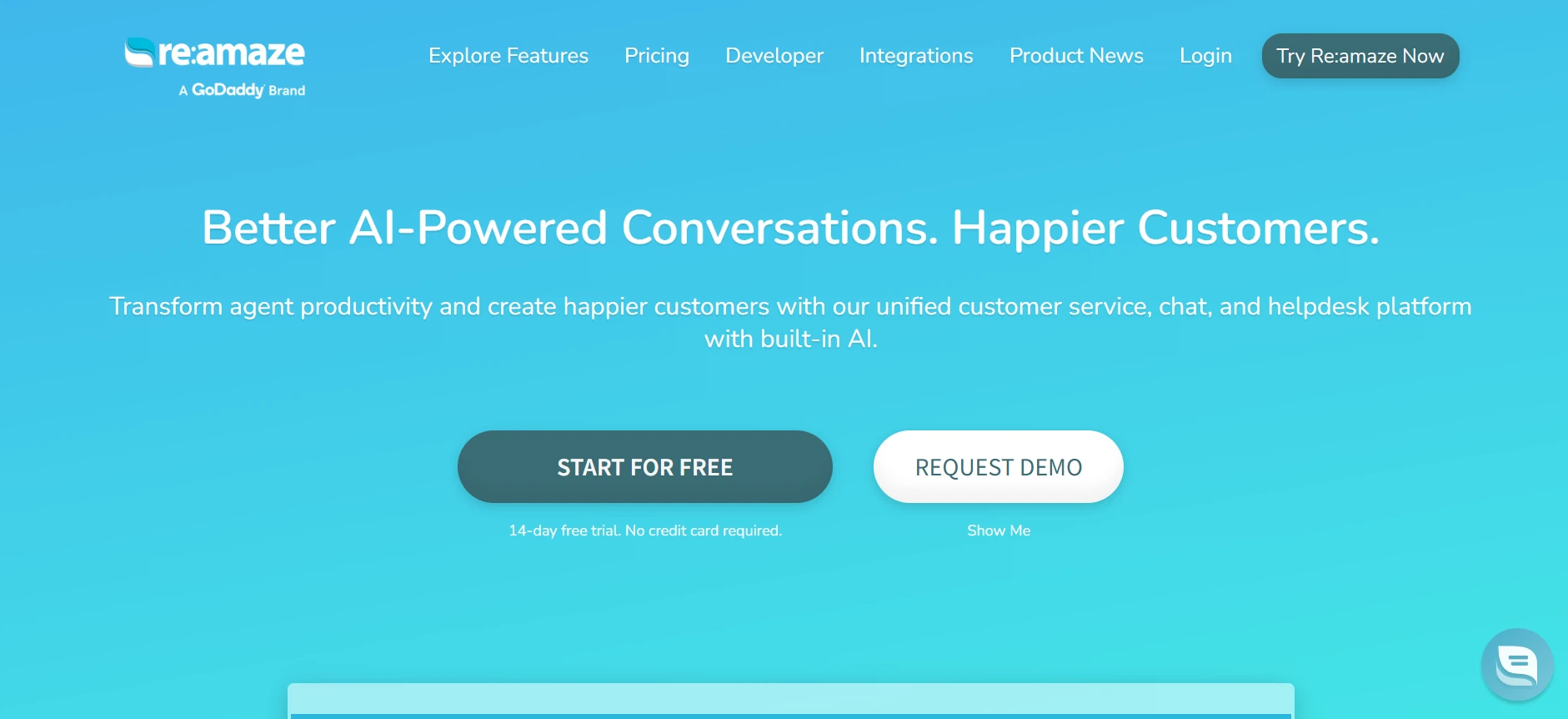 Tampilan Homepage Software Customer Support Re:amaze Homepage Software Customer Support Re:amaze