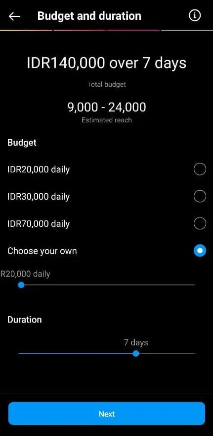 Tentukan budget iklan Tentukan budget iklan