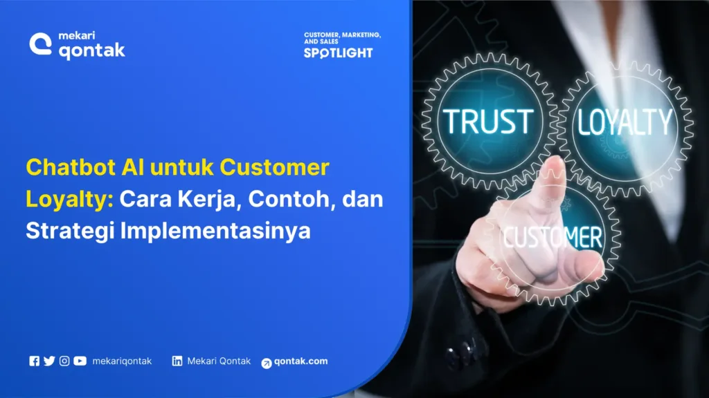 Chatbot AI untuk Customer Loyalty Cara Kerja, Contoh, dan Strategi Implementasinya Chatbot AI untuk Customer Loyalty: Cara Kerja, Contoh, dan Strategi Implementasinya
