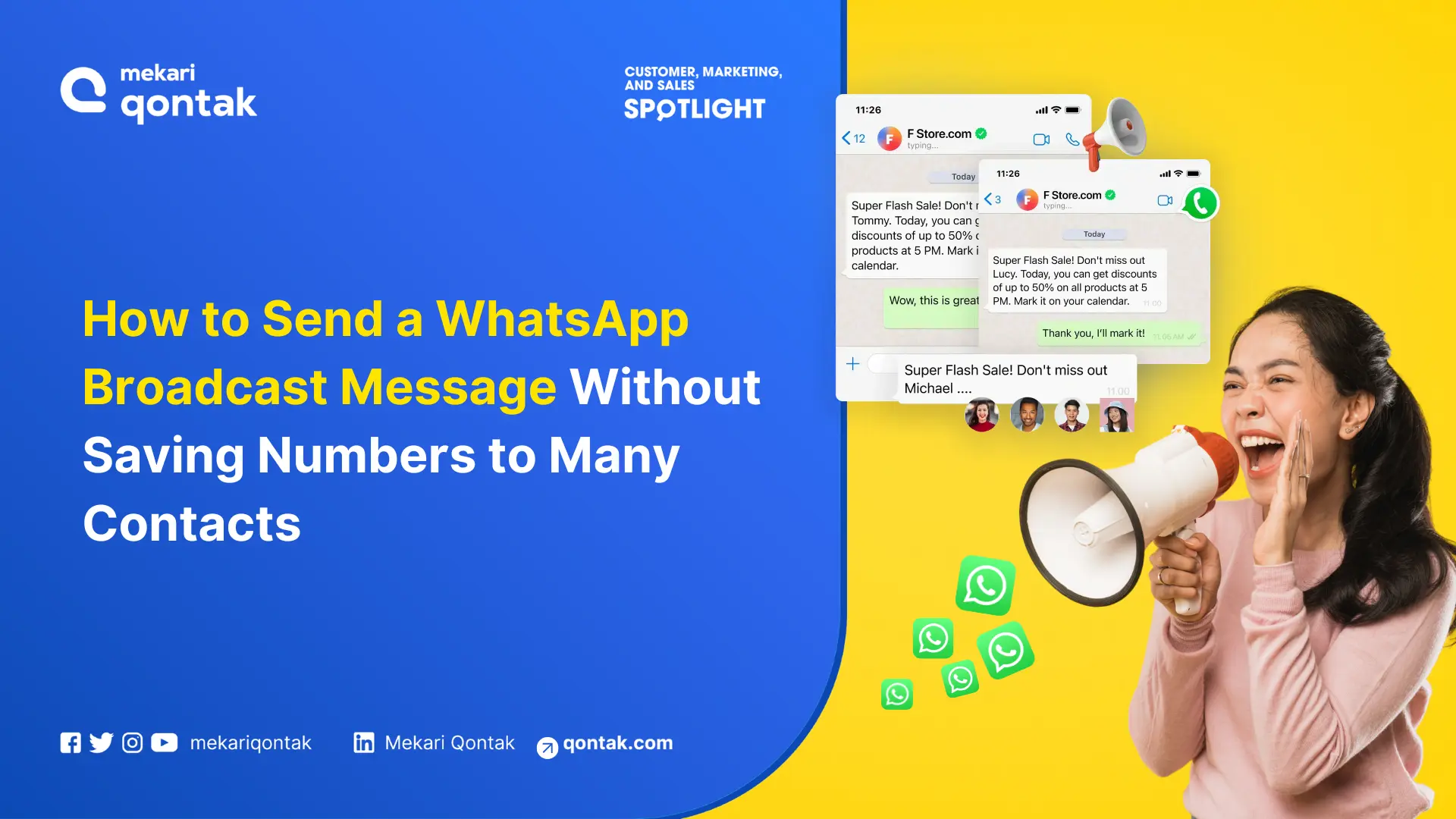 How to Send a WhatsApp Broadcast Message Without Saving Numbers to Many Contacts