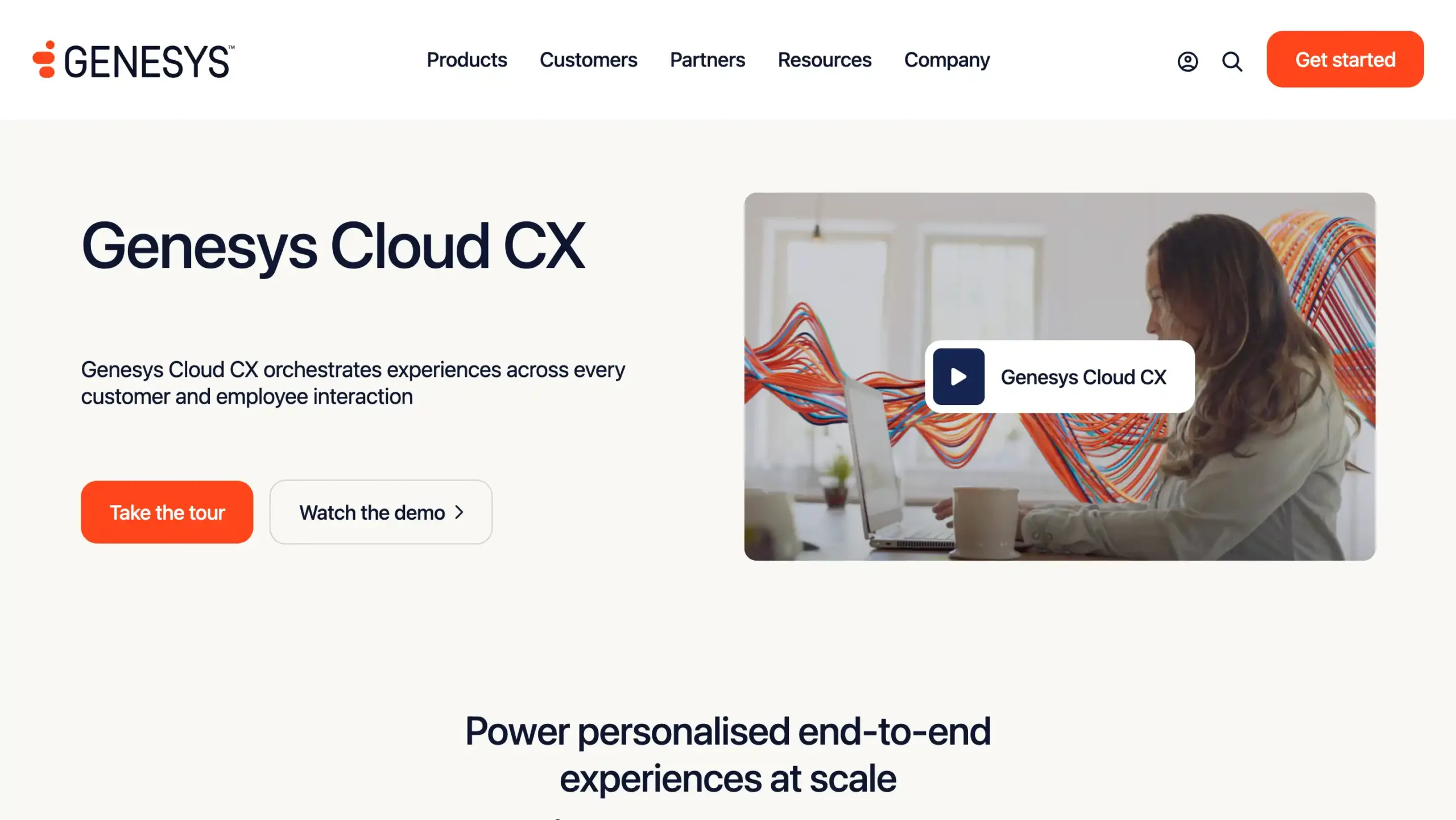 Landing Page Genesys Cloud CX Genesys Cloud CX-ai customer service agent terbaik