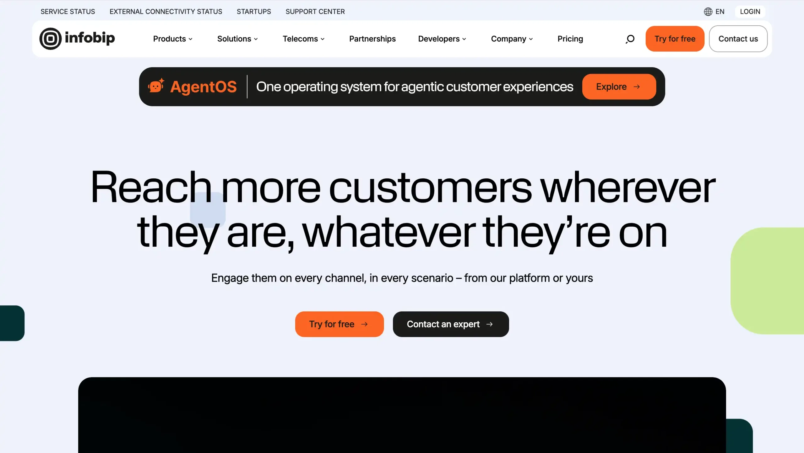Landing Page Infobip alternatif bird CRM (MessageBird) terbaik-Infobip