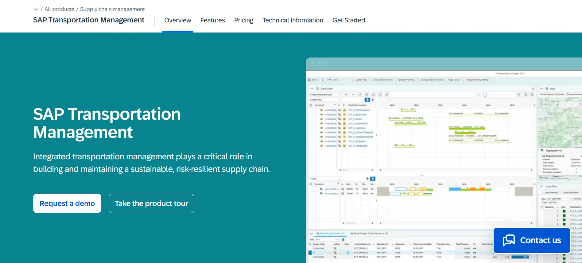 Tampilan Landing Page Aplikasi AI Sap Transportation Management Landing Page Aplikasi AI Sap Transportation Management