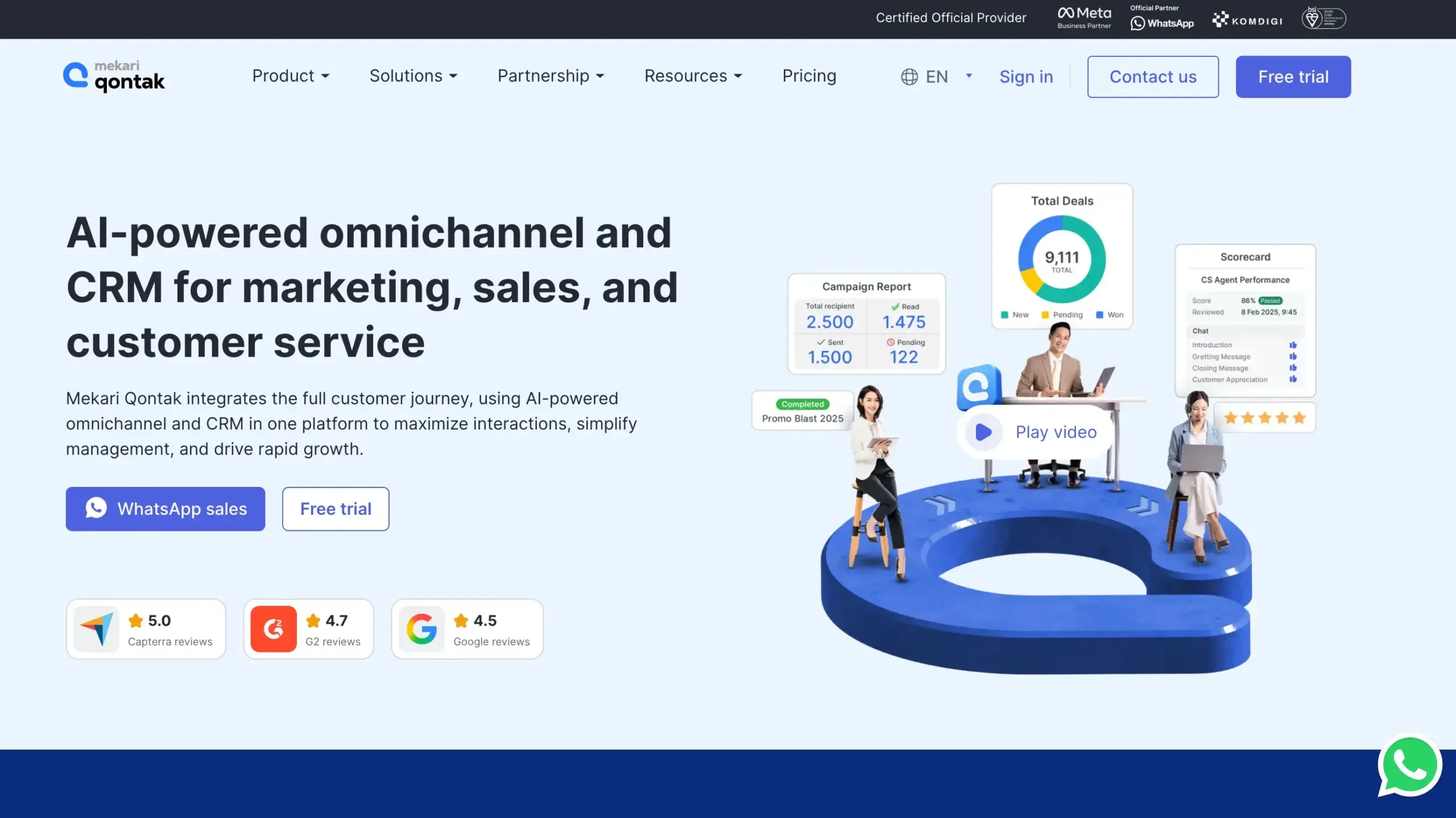 Mekari Qontak Landing Page Mekari Qontak-best enterprise omnichannel marketing platform