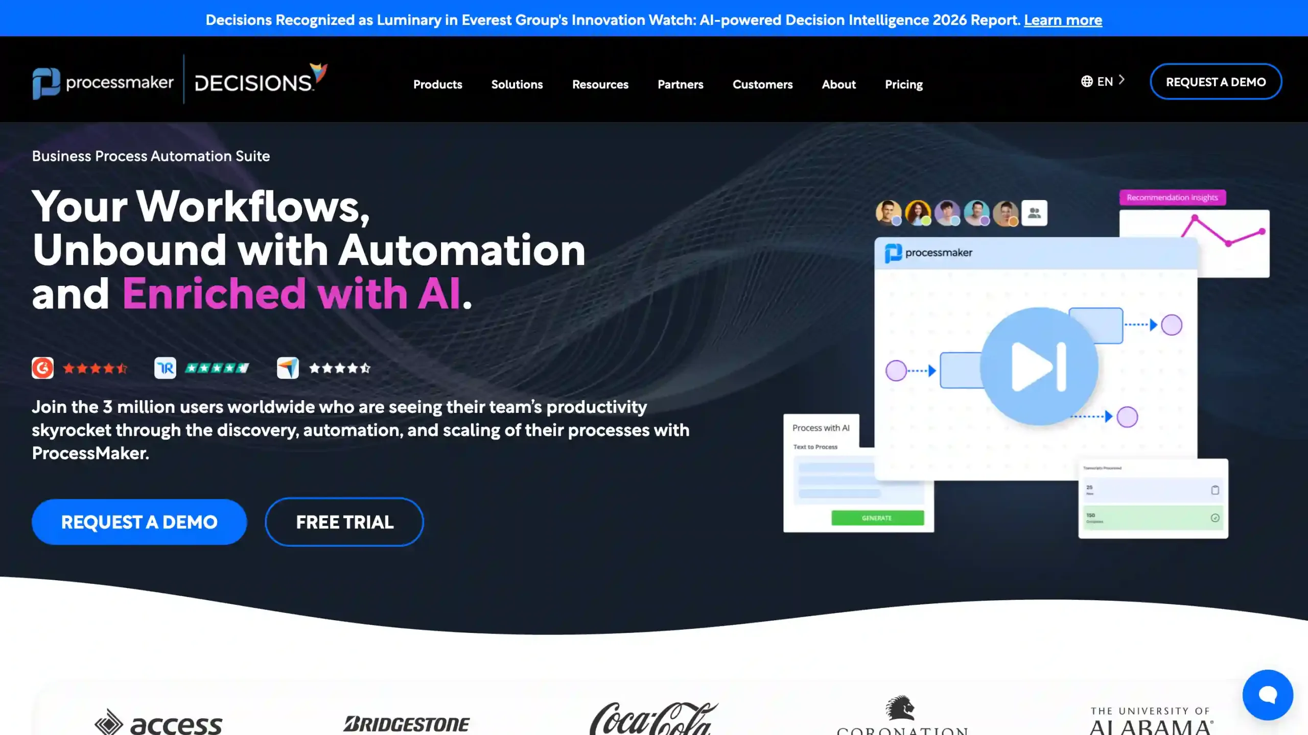 ProcessMaker Landing Page ProcessMaker-best enterprise workflow automation software