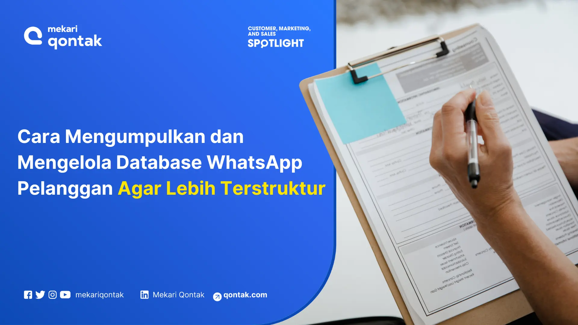Cara Mengumpulkan dan Mengelola Database WhatsApp Pelanggan Agar Lebih Terstruktur