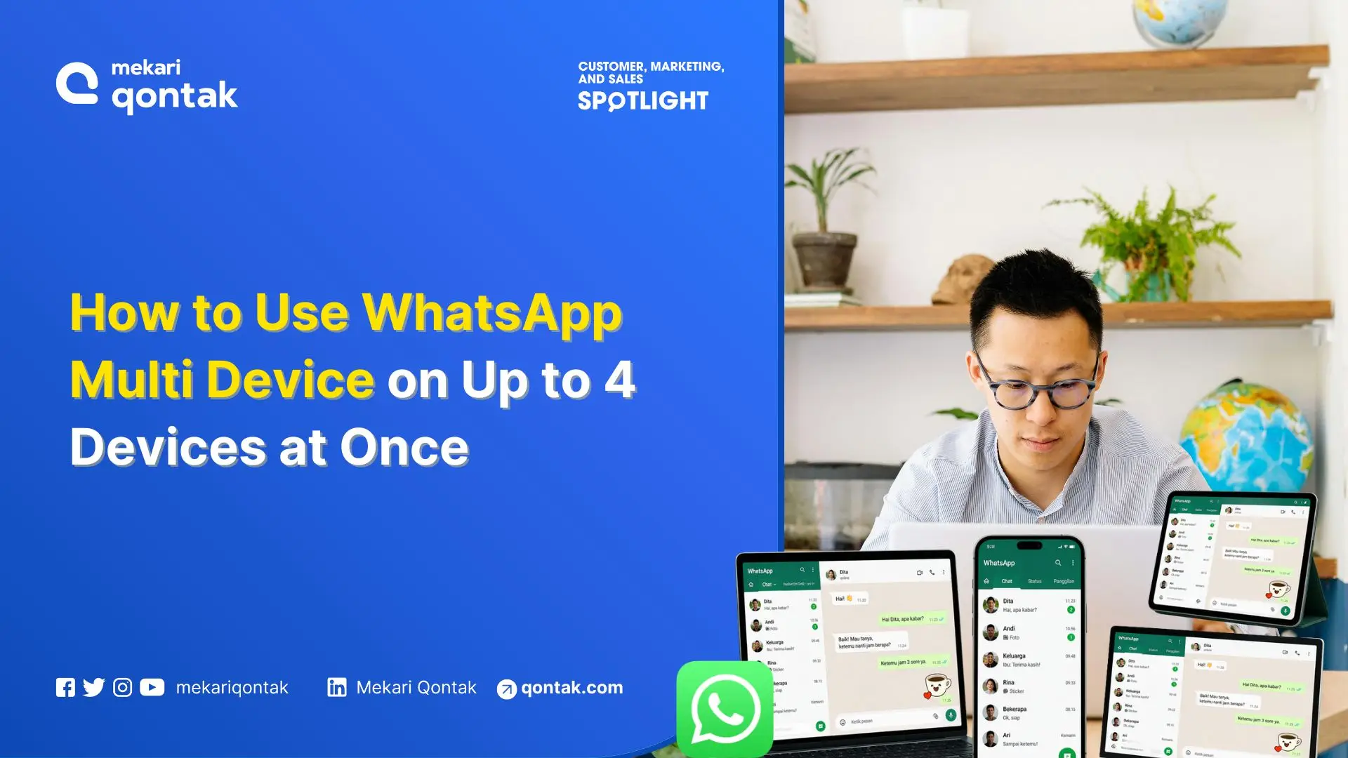 How to Use WhatsApp Multi Device on Up to 4 Devices at Once