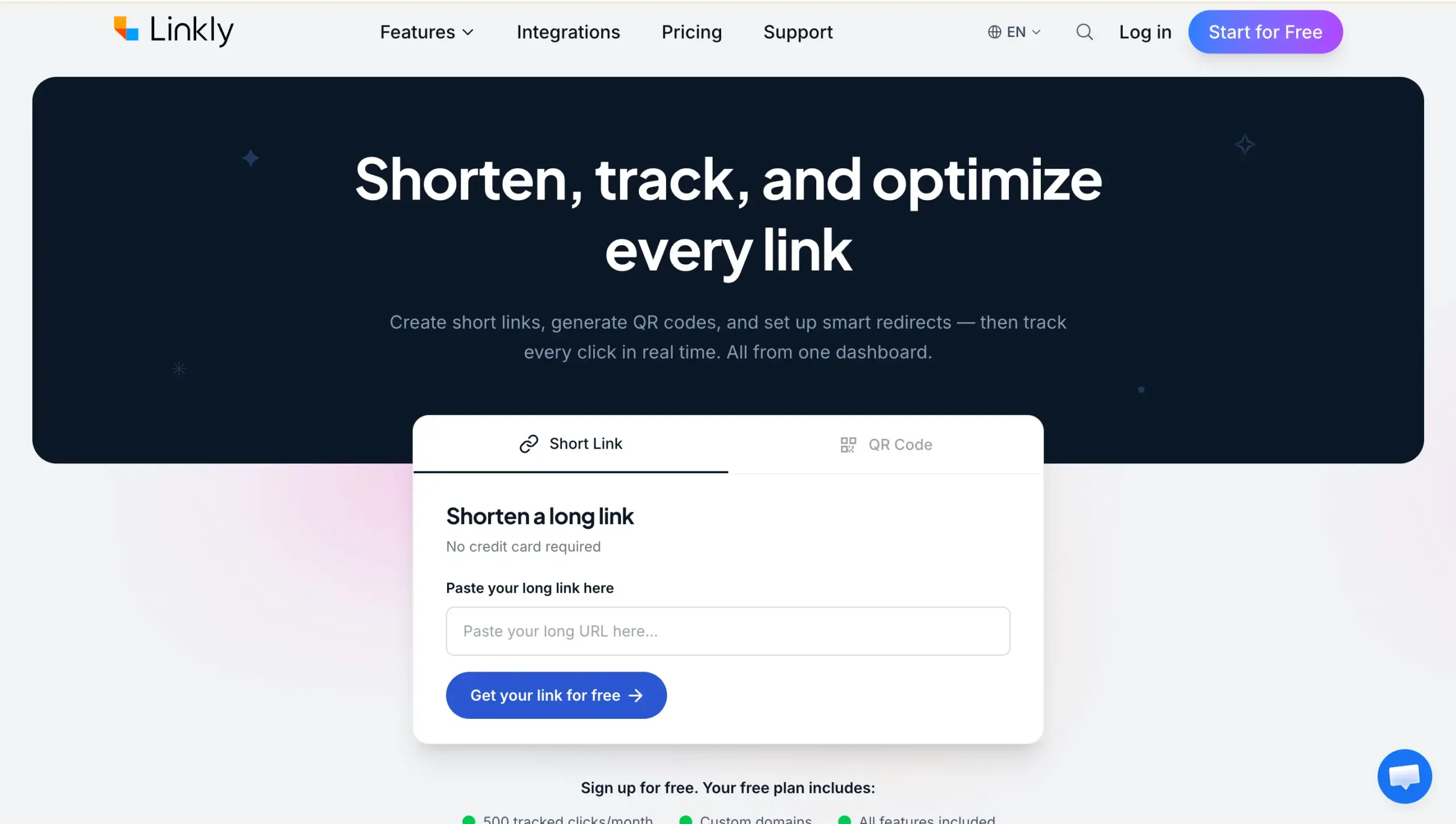 Landing Page Linkly Linkly-tools whatsapp rotator terbaik