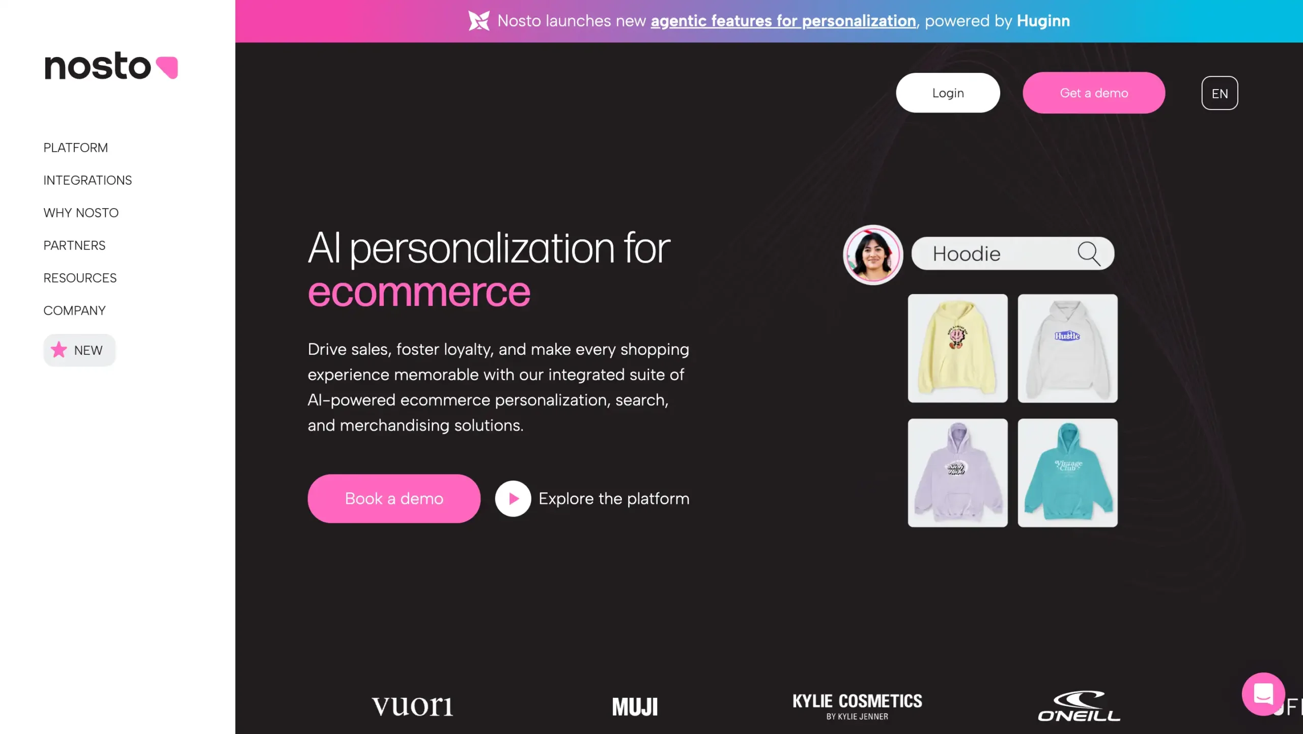 Landing Page Nosto Nosto-aplikasi ai commerce terbaik