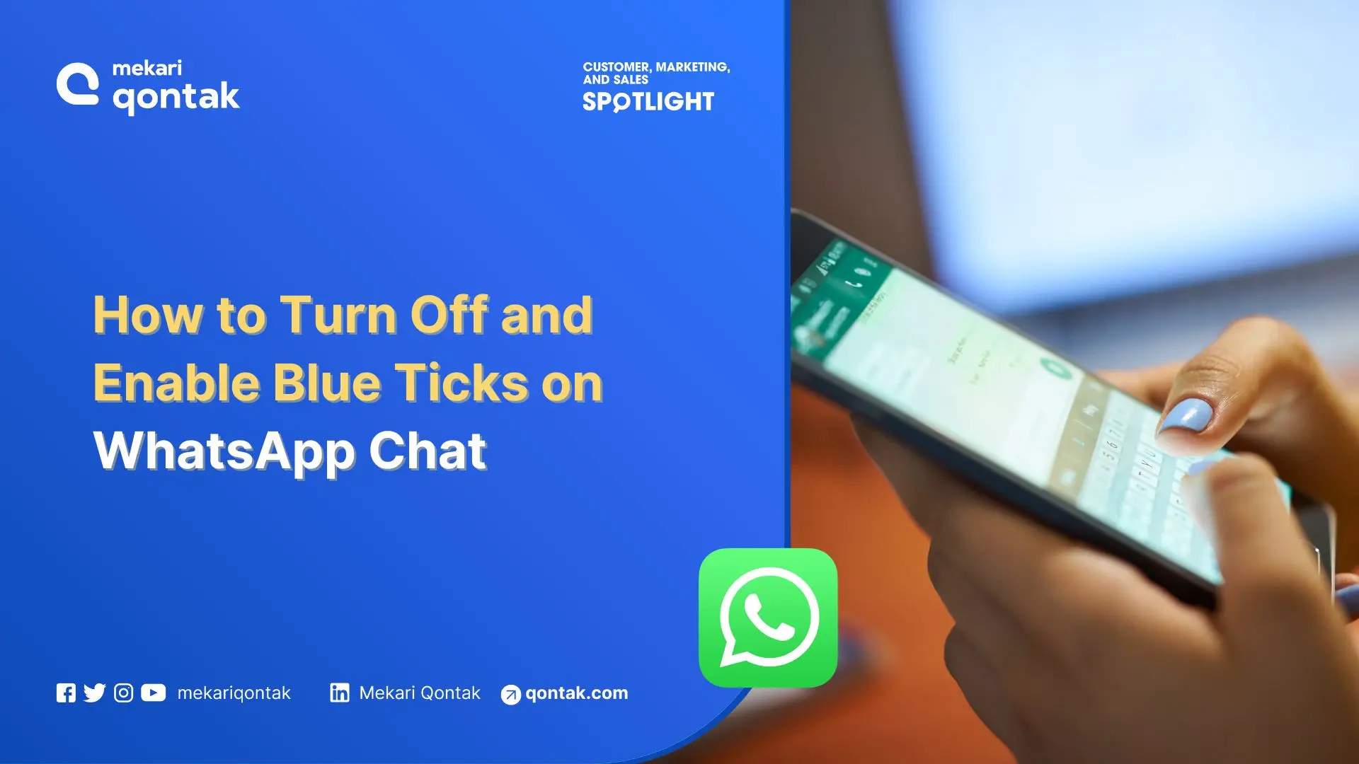 How to Turn Off and Enable Blue Ticks on WhatsApp Chat