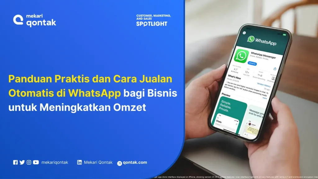 Panduan Praktis dan Cara Jualan Otomatis di WhatsApp bagi Bisnis untuk Meningkatkan Omzet 7 Cara Jualan Otomatis di WhatsApp untuk Naikkan Pendapatan Bisnis
