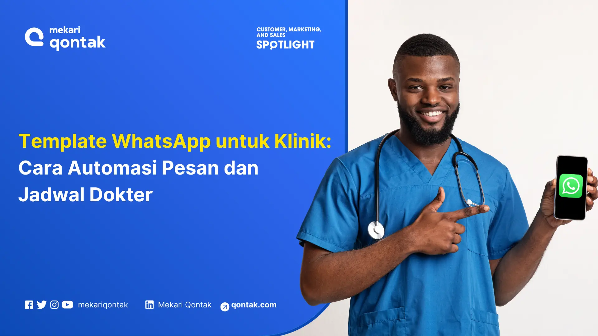 Template WhatsApp untuk Klinik: Cara Automasi Pesan dan Jadwal Dokter