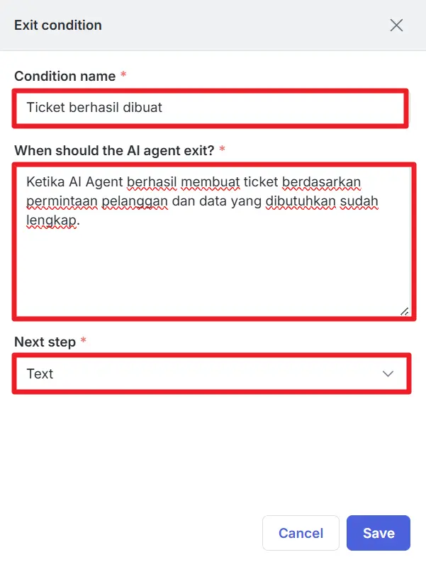 8-Mengatur Alur Percakapan AI Agent cara jualan otomatis tanpa admin dengan agentic ai-Mengatur Alur Percakapan AI Agent
