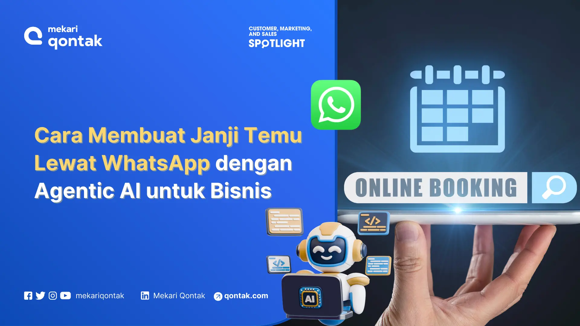 Cara Membuat Janji Temu Lewat WhatsApp dengan Agentic AI untuk Bisnis