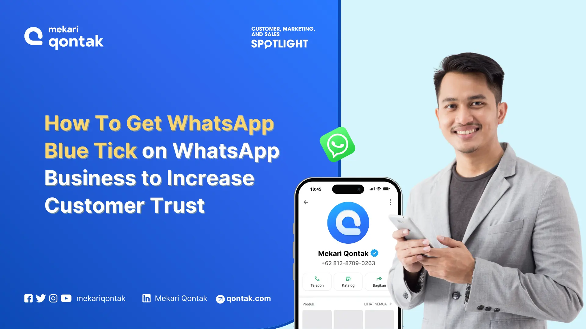 How To Get WhatsApp Blue Tick on WhatsApp Business to Increase Customer Trust