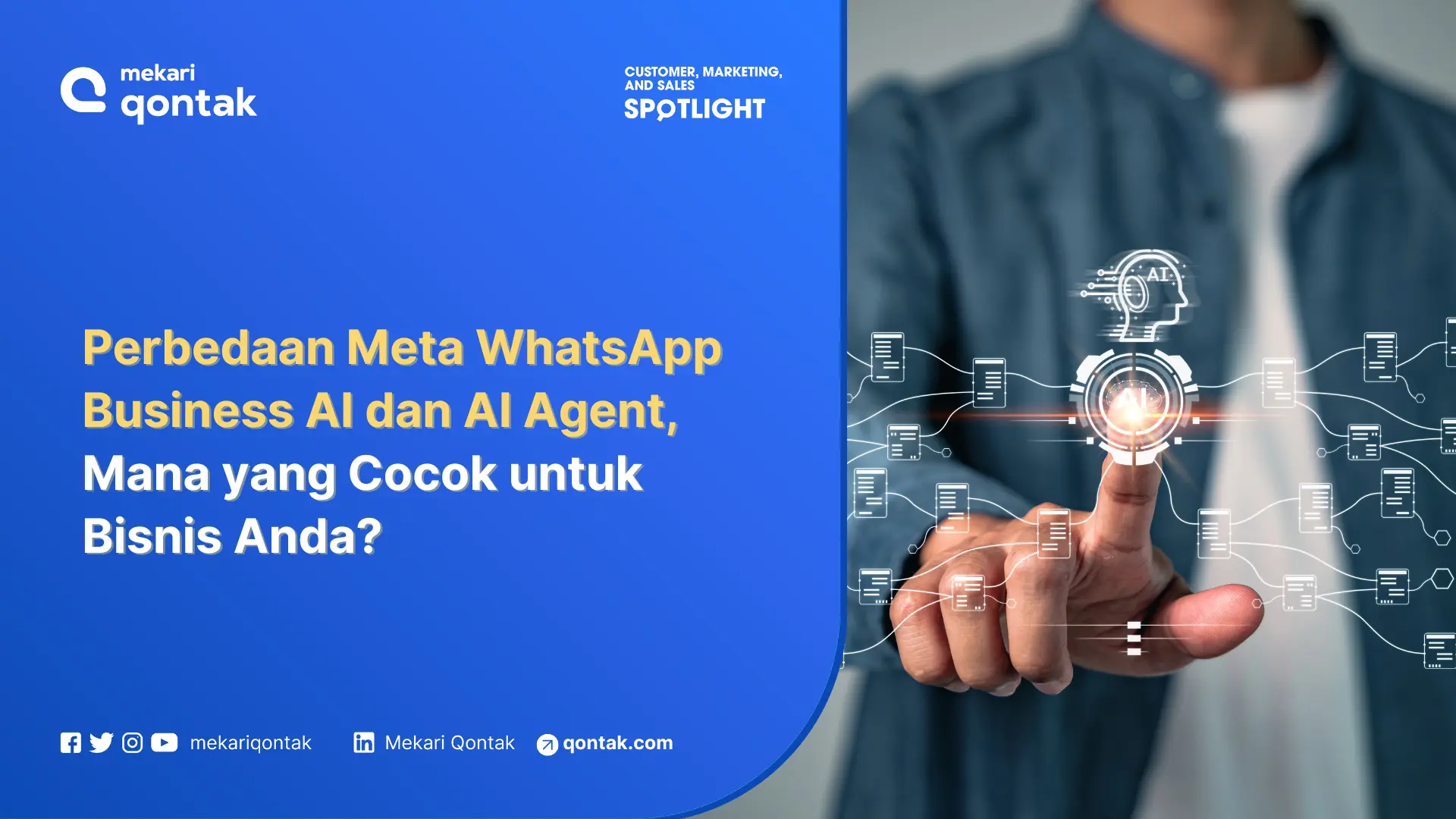 Perbedaan Meta WhatsApp Business AI dan AI Agent, Mana yang Cocok untuk Bisnis Anda?