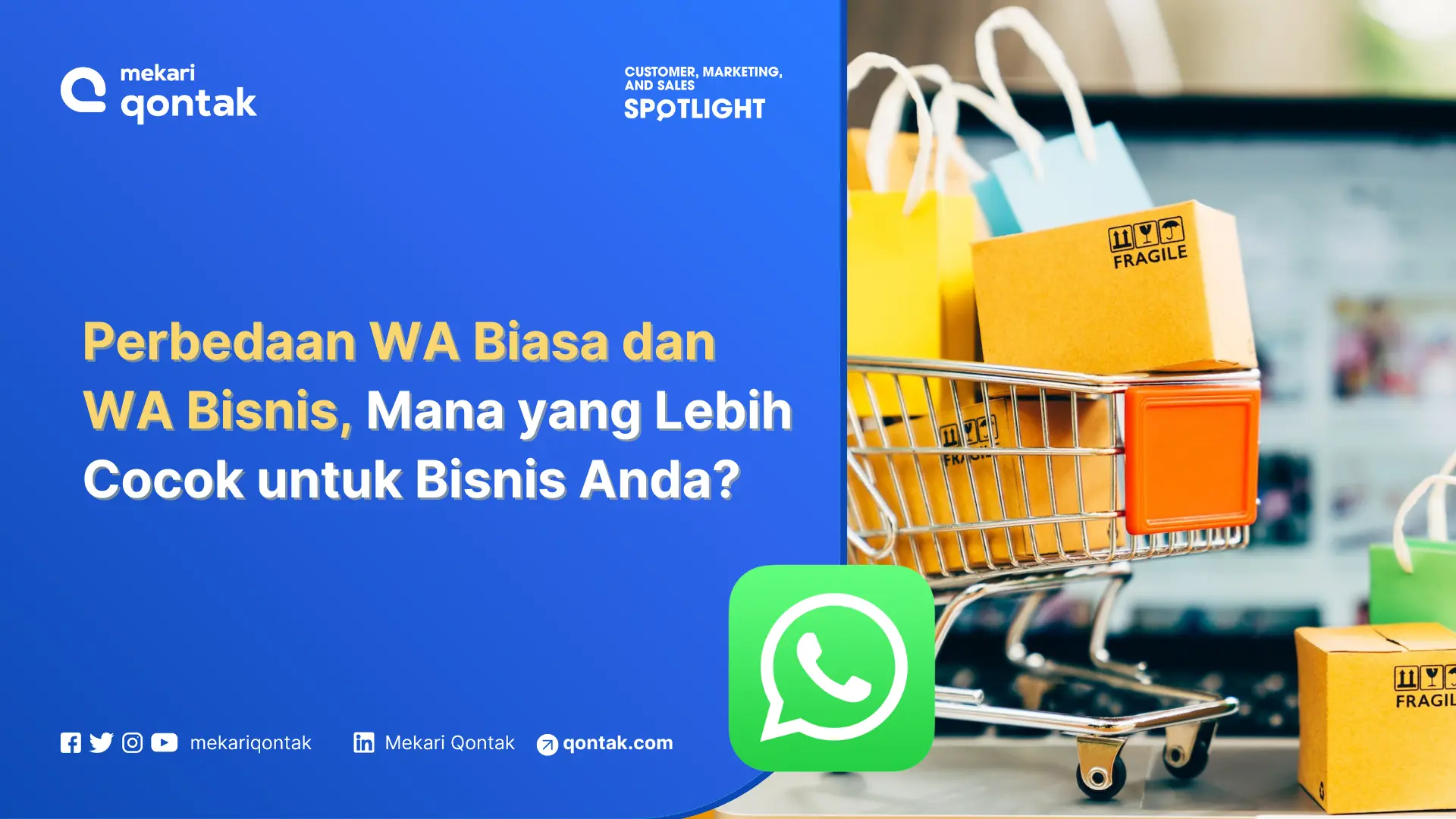 Perbedaan WA Biasa dan WA Bisnis , Mana yang Lebih Cocok untuk Bisnis Anda