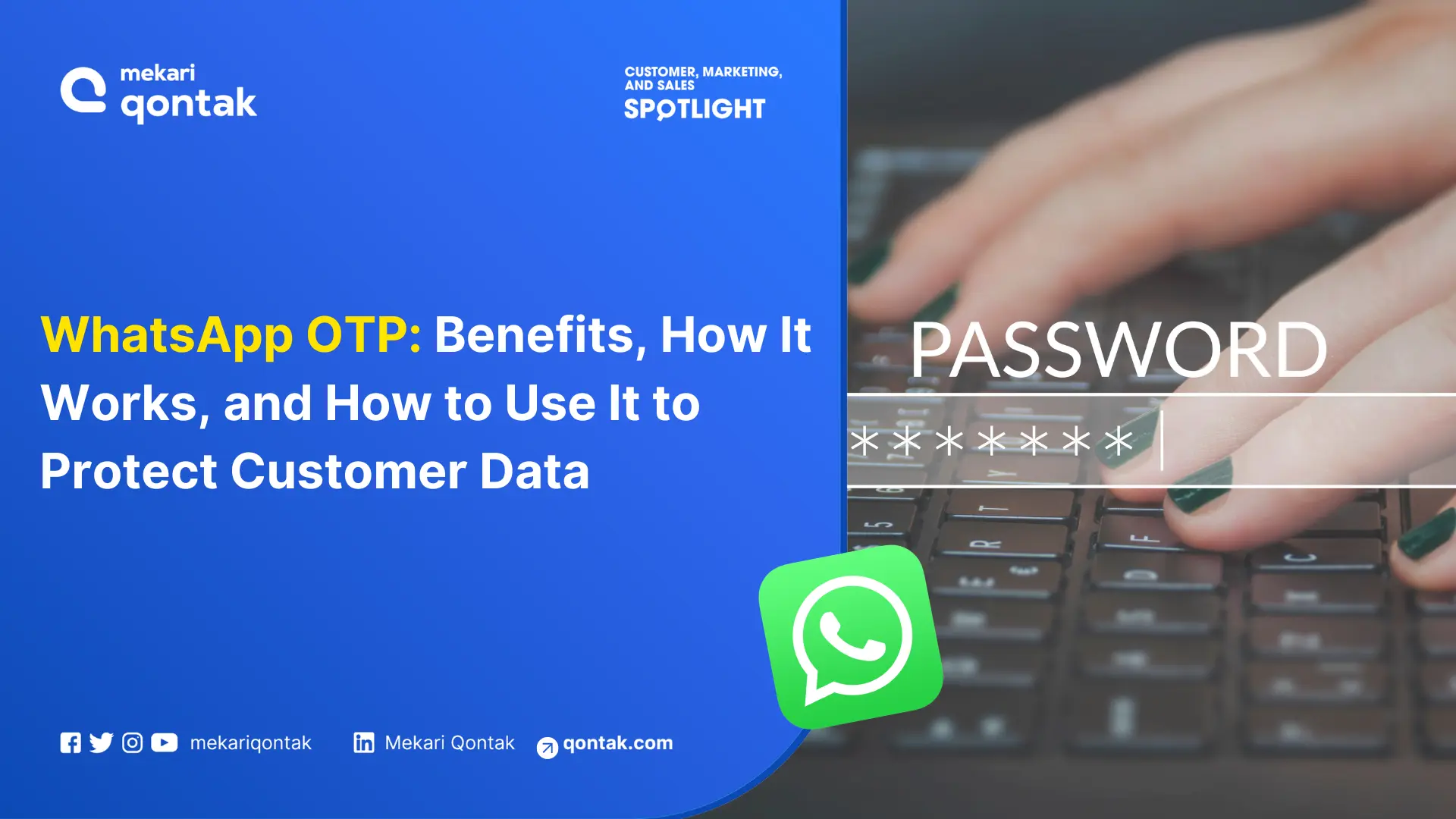 WhatsApp OTP: Benefits, How It Works, and How to Use It to Protect Customer Data