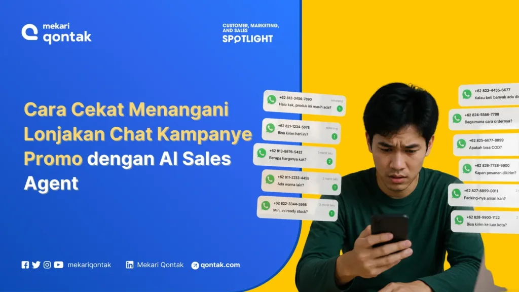 Cara Cekat Menangani Lonjakan Chat Kampanye Promo dengan AI Sales Agent Cara Cekat Menangani Lonjakan Chat Kampanye Promo dengan AI Sales Agent