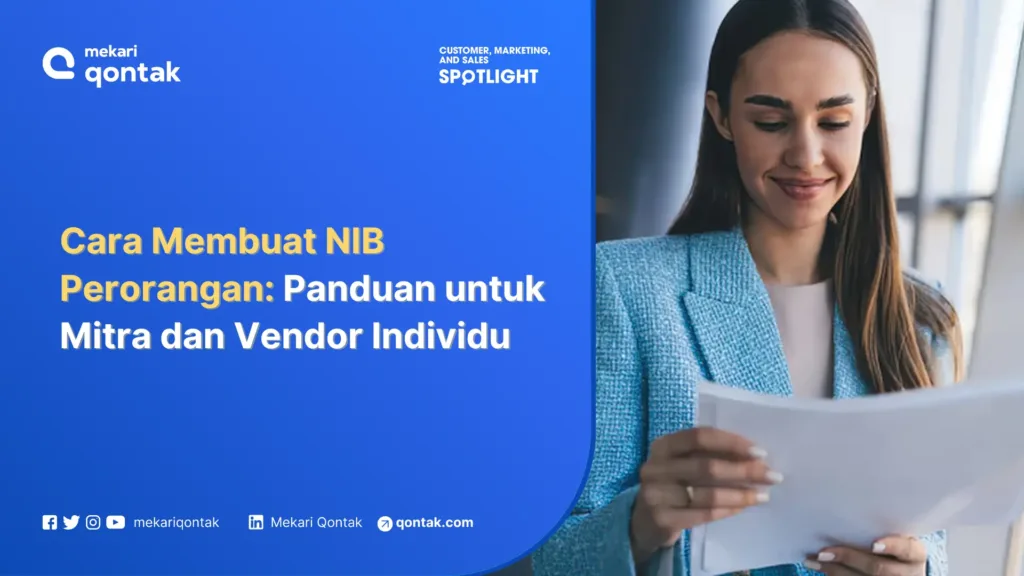 Cara Membuat NIB Perorangan Panduan untuk Mitra dan Vendor Individu Cara Membuat NIB Perorangan: Panduan untuk Mitra dan Vendor Individu