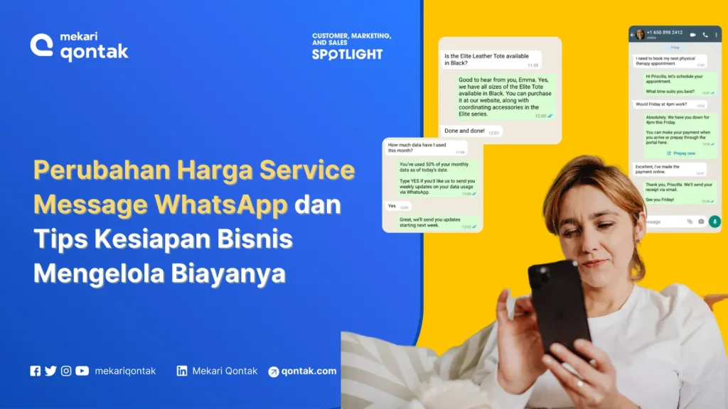 Perubahan Harga Service Message WhatsApp dan Tips Kesiapan Bisnis Mengelola Biayanya Perubahan Harga Service Message WhatsApp dan Tips Kesiapan Bisnis Mengelola Biaya WhatsApp Business API