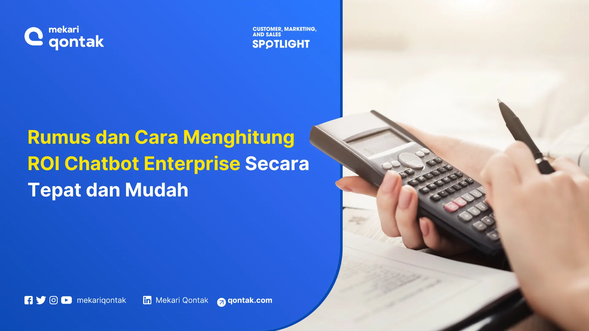 Rumus dan Cara Menghitung ROI Chatbot Enterprise Secara Tepat dan Mudah