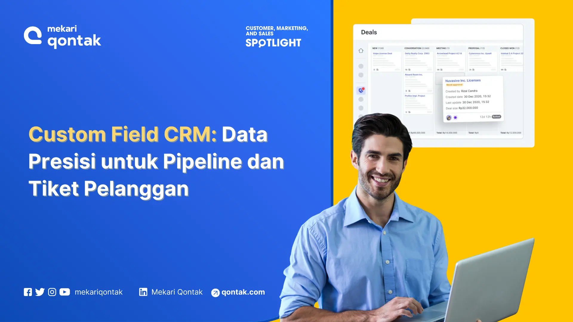 Custom Field CRM: Data Presisi untuk Pipeline dan Tiket Pelanggan