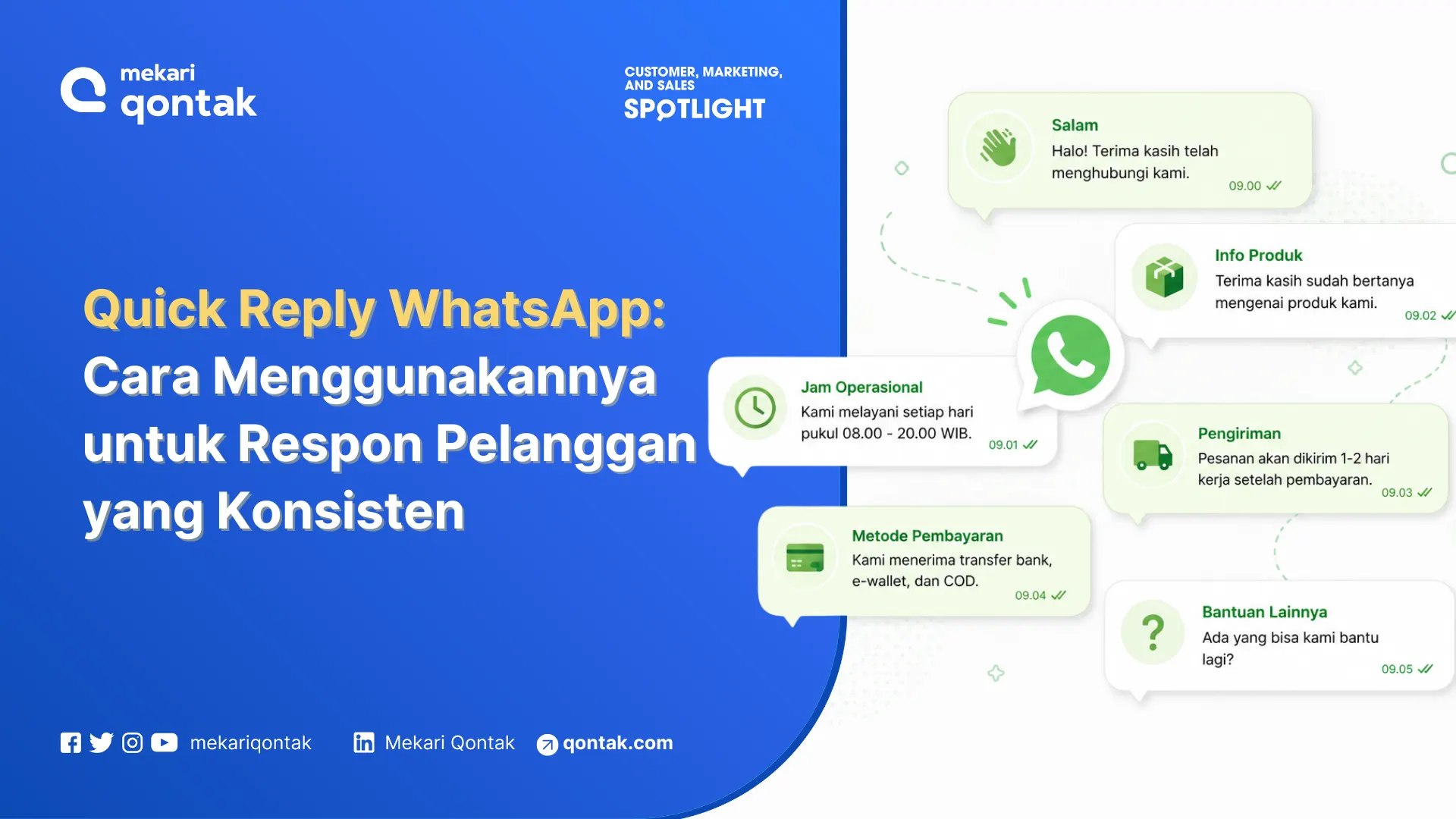 Quick Reply WhatsApp: Cara Menggunakannya untuk Respon Pelanggan yang Konsisten