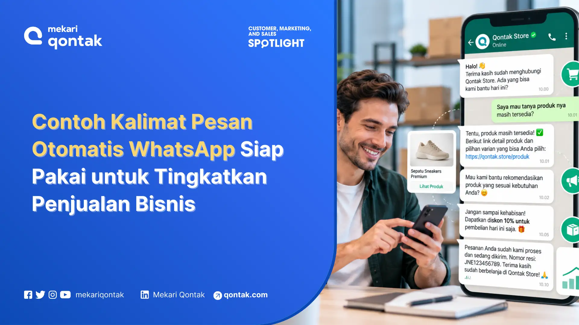 Contoh Kalimat Pesan Otomatis WhatsApp Siap Pakai untuk Tingkatkan Penjualan Bisnis
