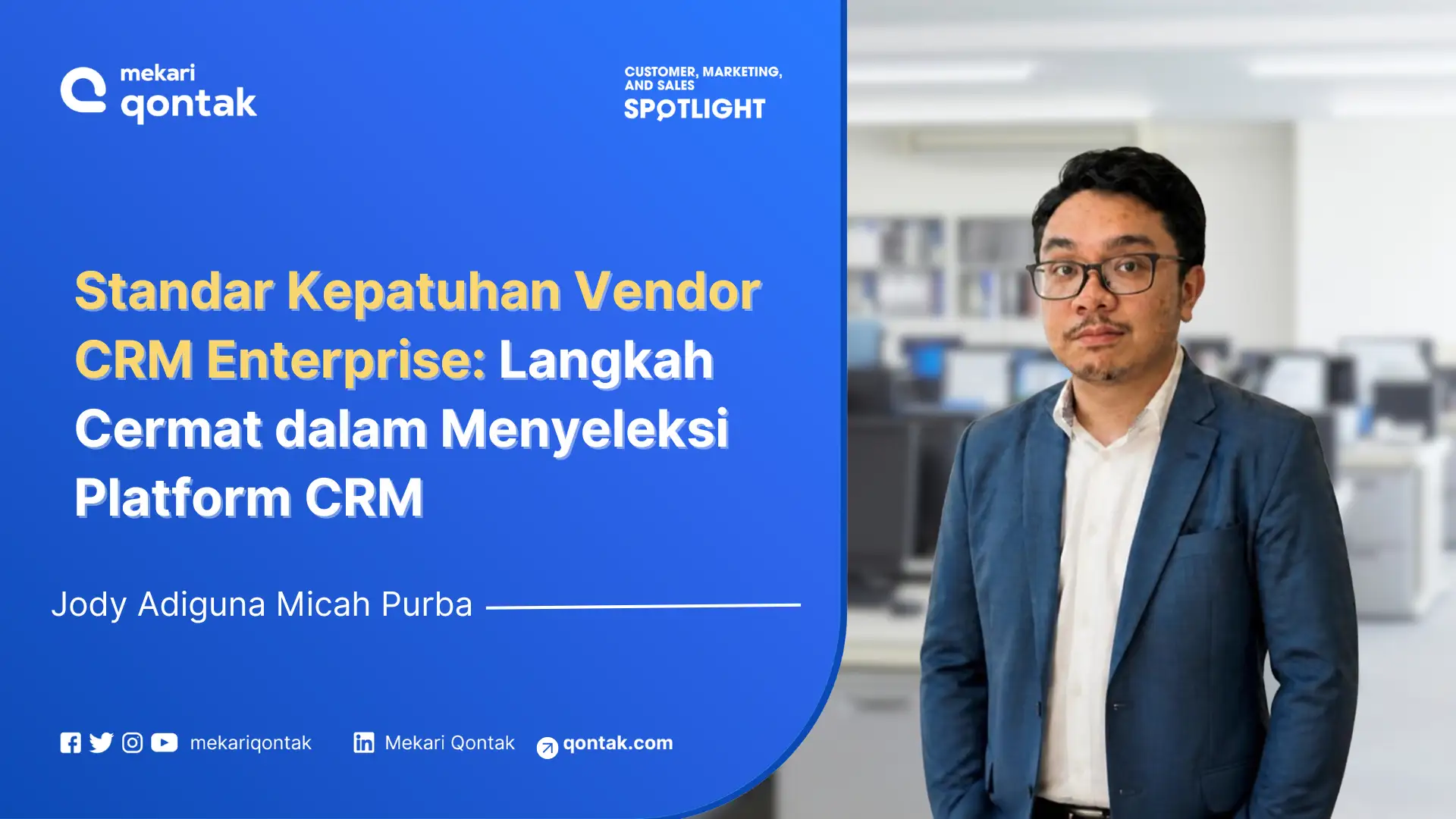 evaluasi vendor CRM PP PDP