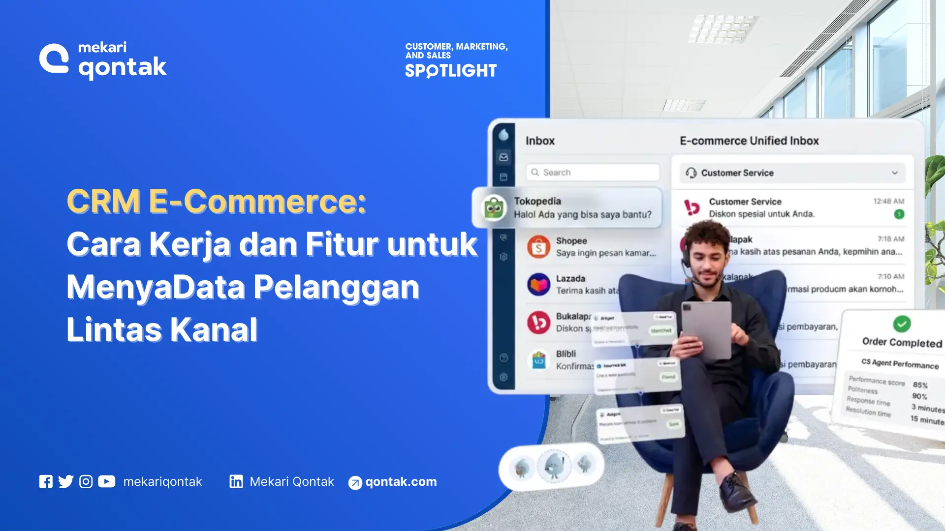 CRM E-Commerce: Cara Kerja dan Fitur untuk MenyaData Pelanggan Lintas Kanal